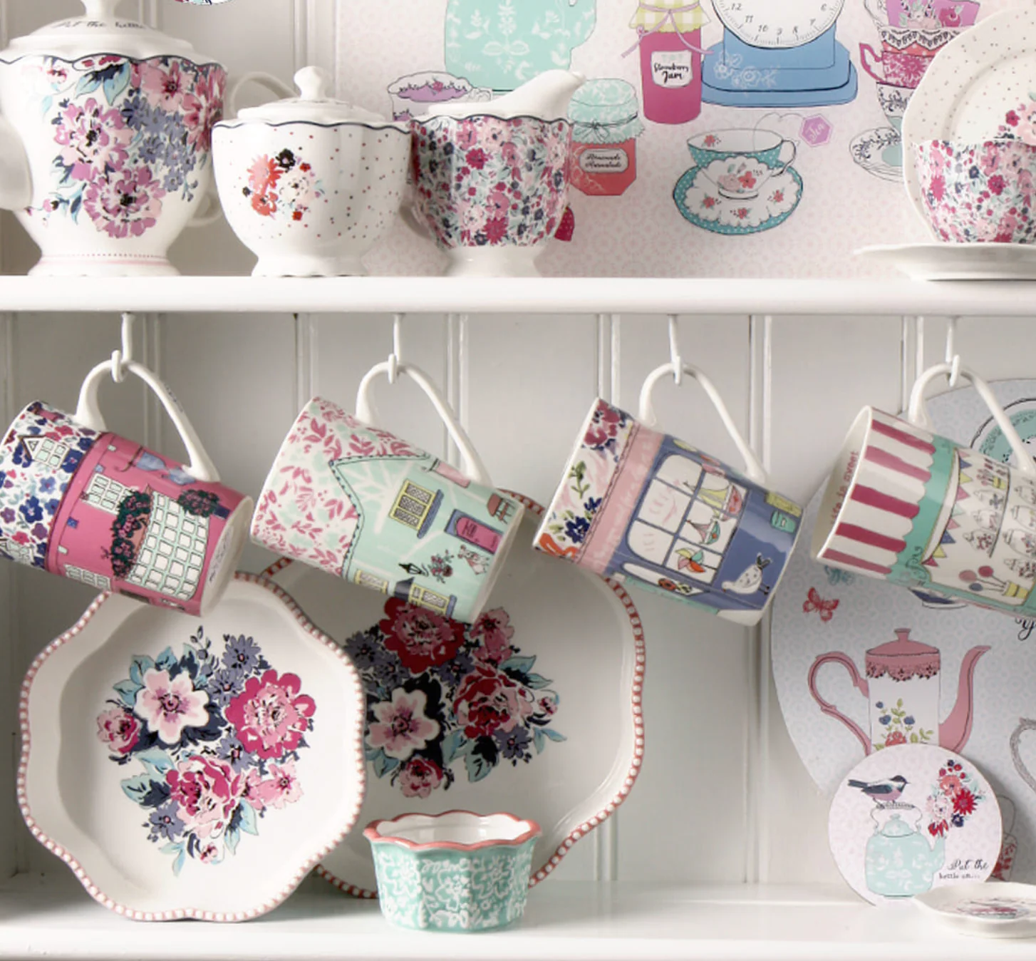 Ashley Thomas Porcelain Vintage Sugar Bowl - Image 7