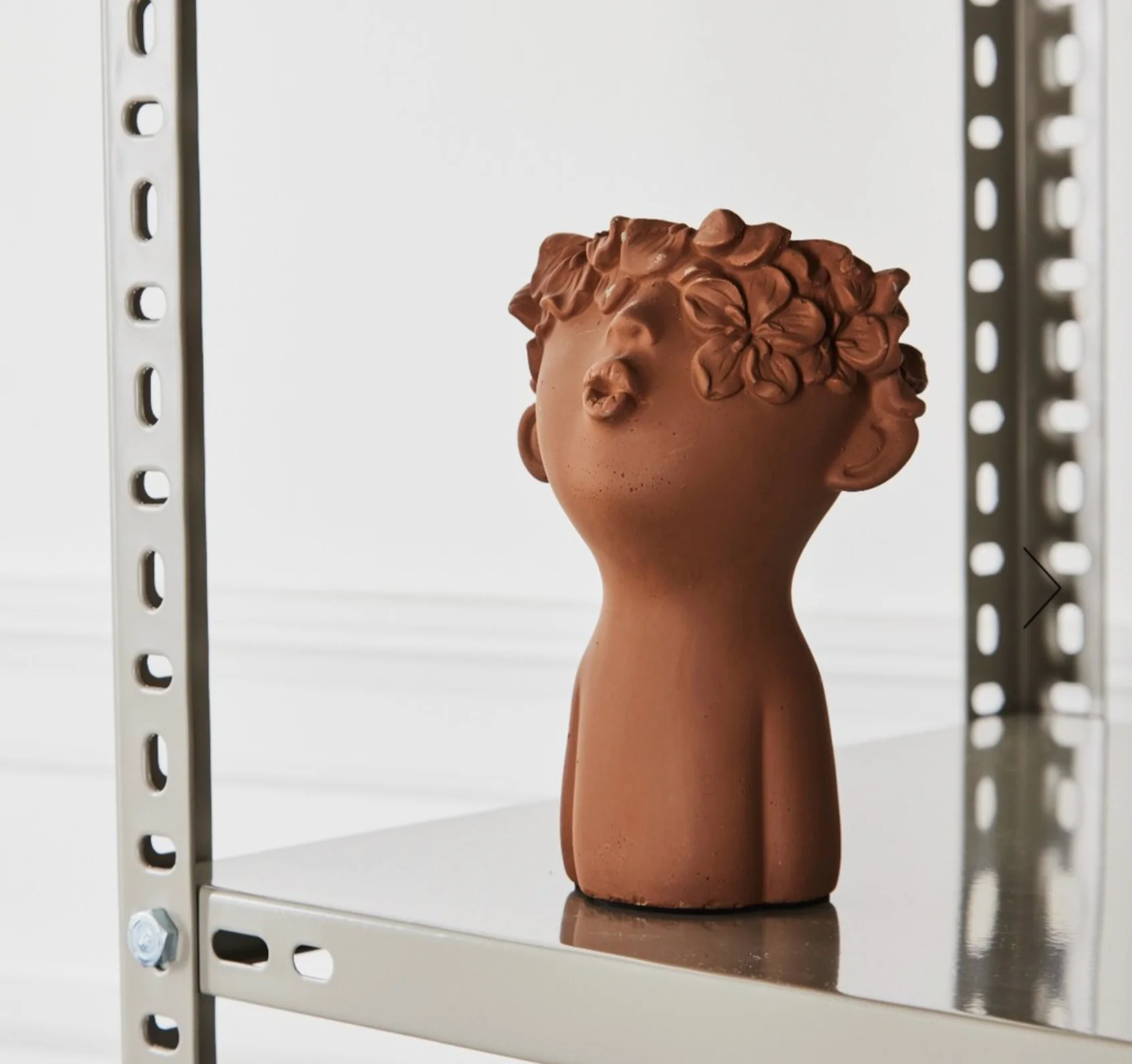 Bahne Cement Vase Lady Kiss, Brown - Image 7