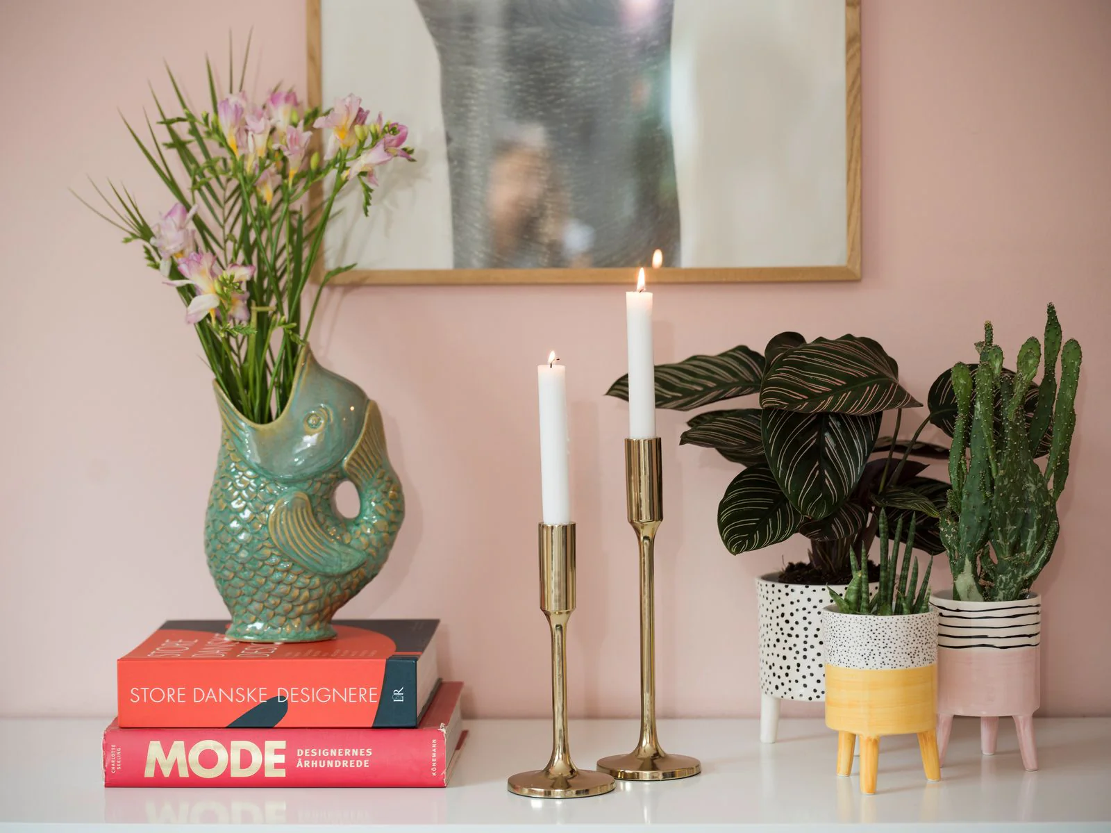 Bahne Ceramic Flower Pot Rose - Image 4