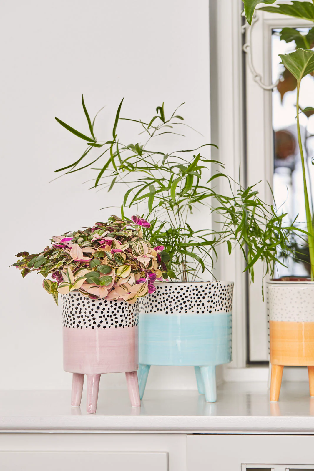 Bahne Ceramic Planter Spotty Orange - Image 5