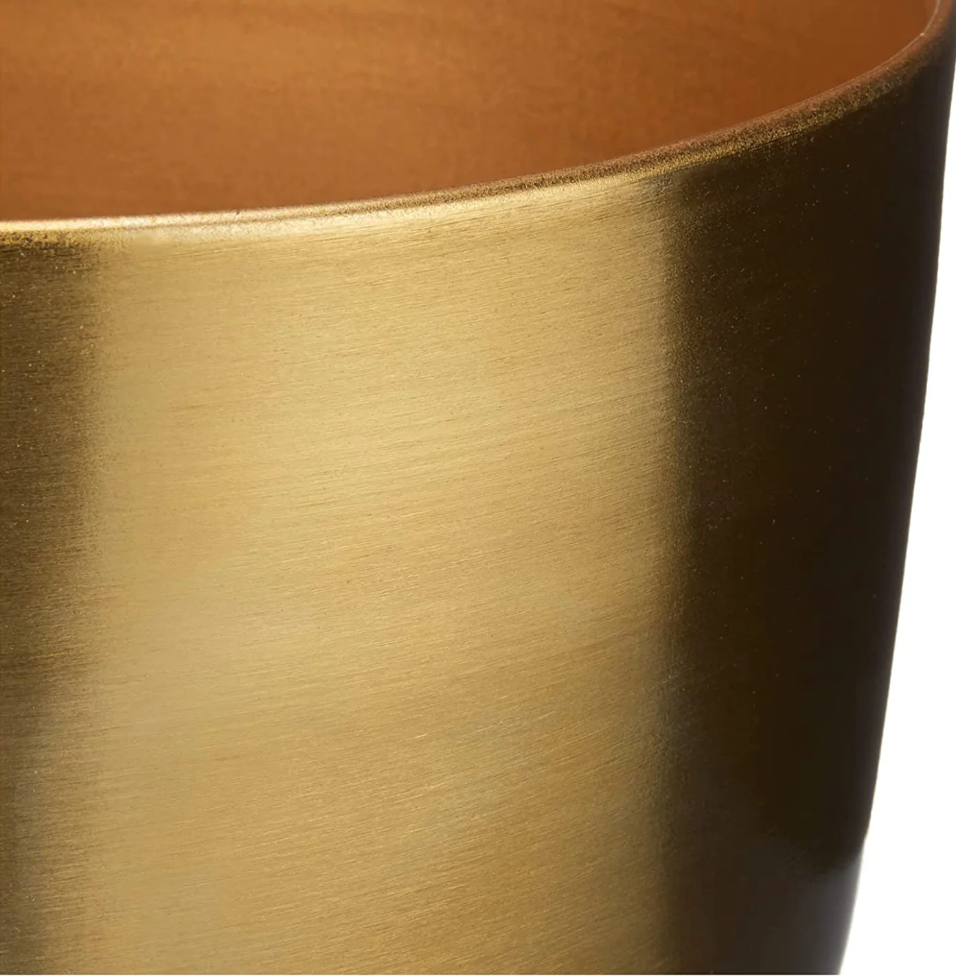 Bloomingville Metal Planter, Gold - Image 6