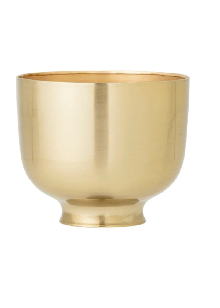 Bloomingville Metal Planter, Gold - Image 8