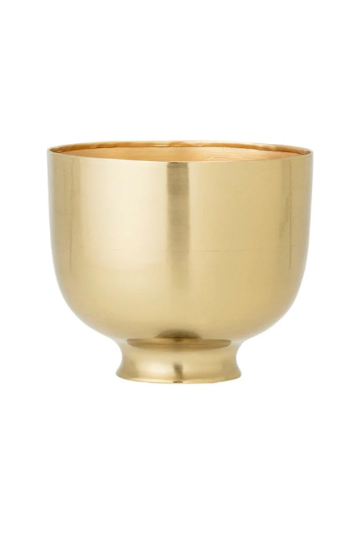 Bloomingville Metal Planter, Gold - Image 9