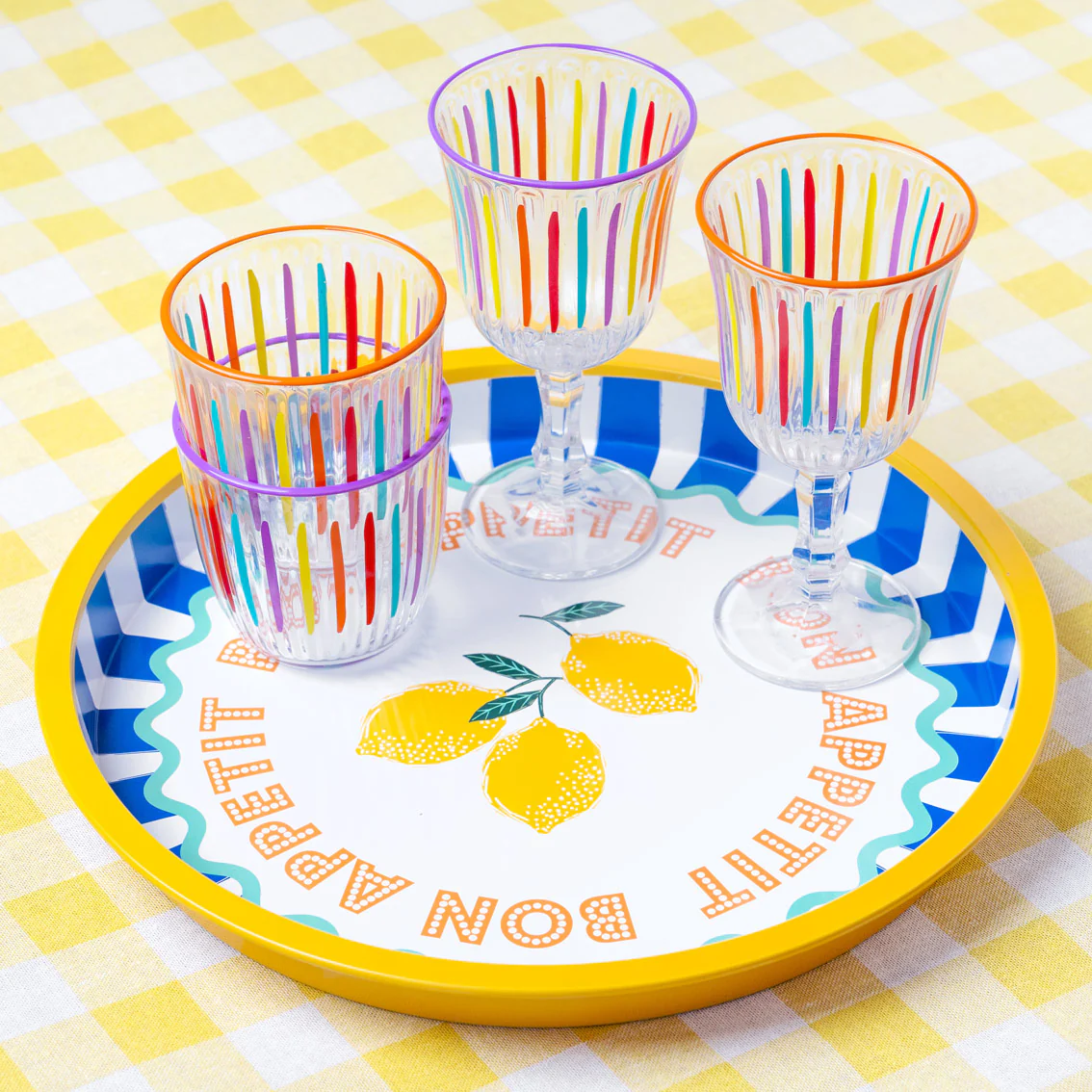 Bon Appetit Lemon Deep-well Mini Serving Tray - Image 4