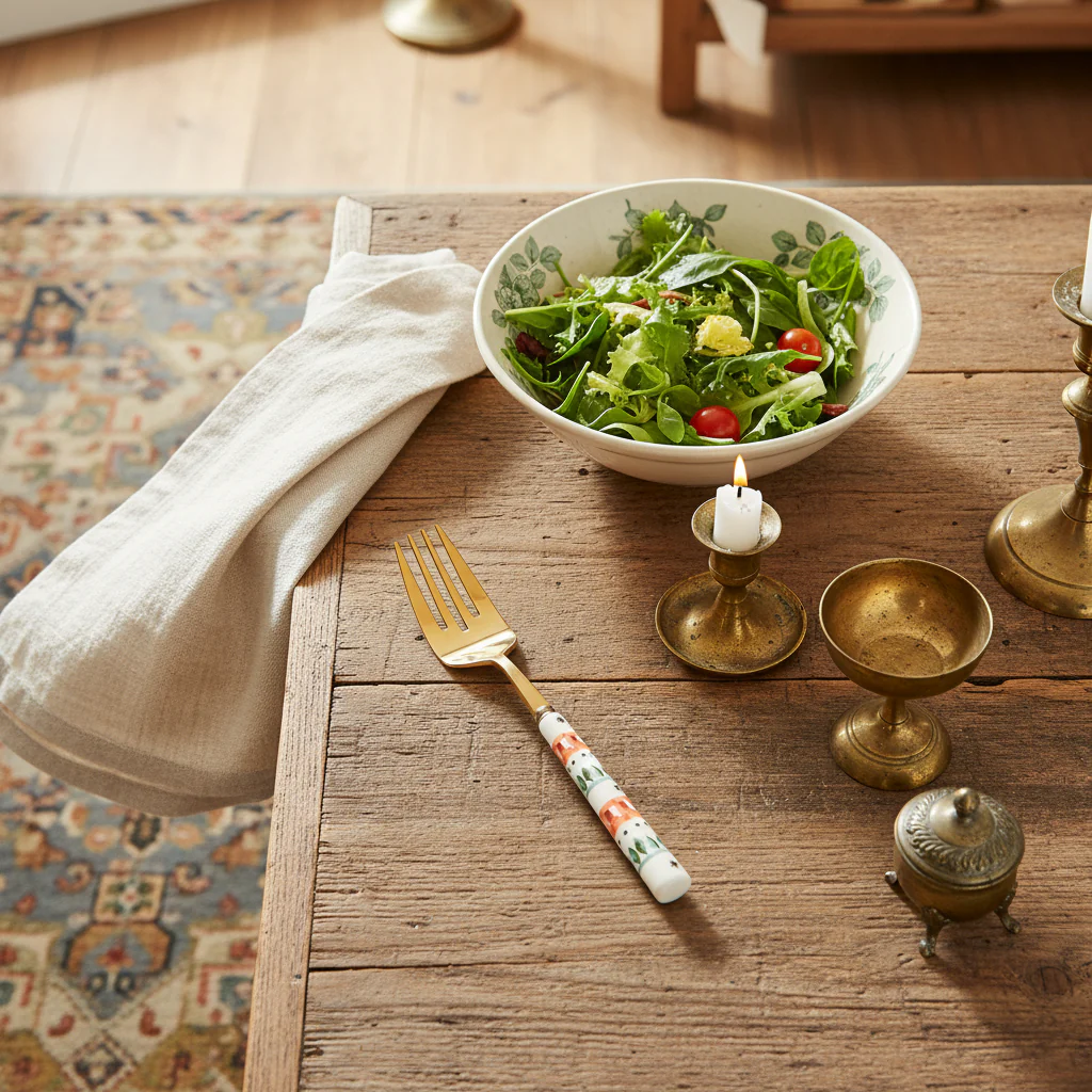 Cath Kidston Dolly Rose Salad Servers - Image 5