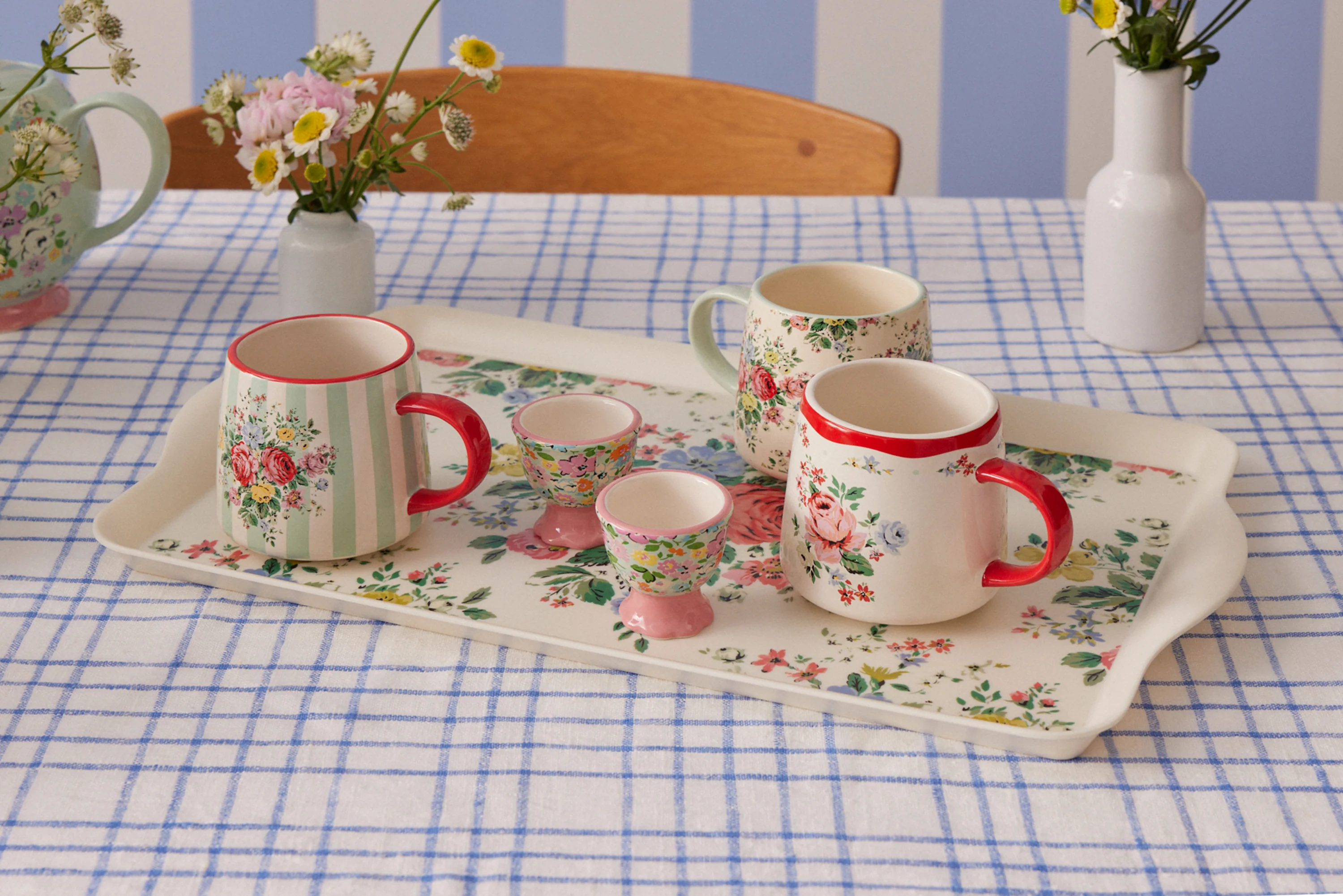 Cath Kidston Feels Like Home Billie Mug, Hampstead Red - Image 5