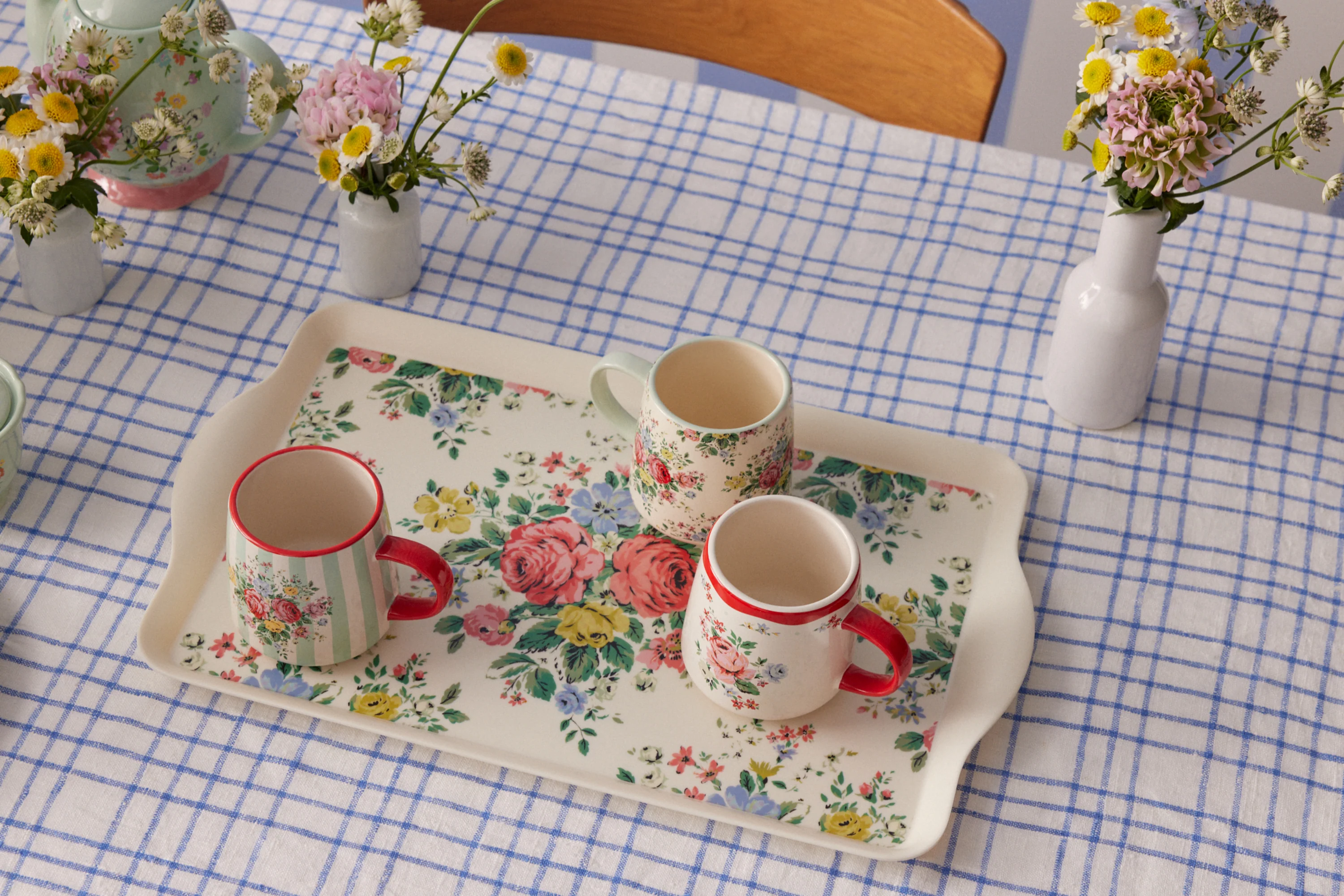 Cath Kidston Feels Like Home Billie Mug, Hampstead Red - Image 6