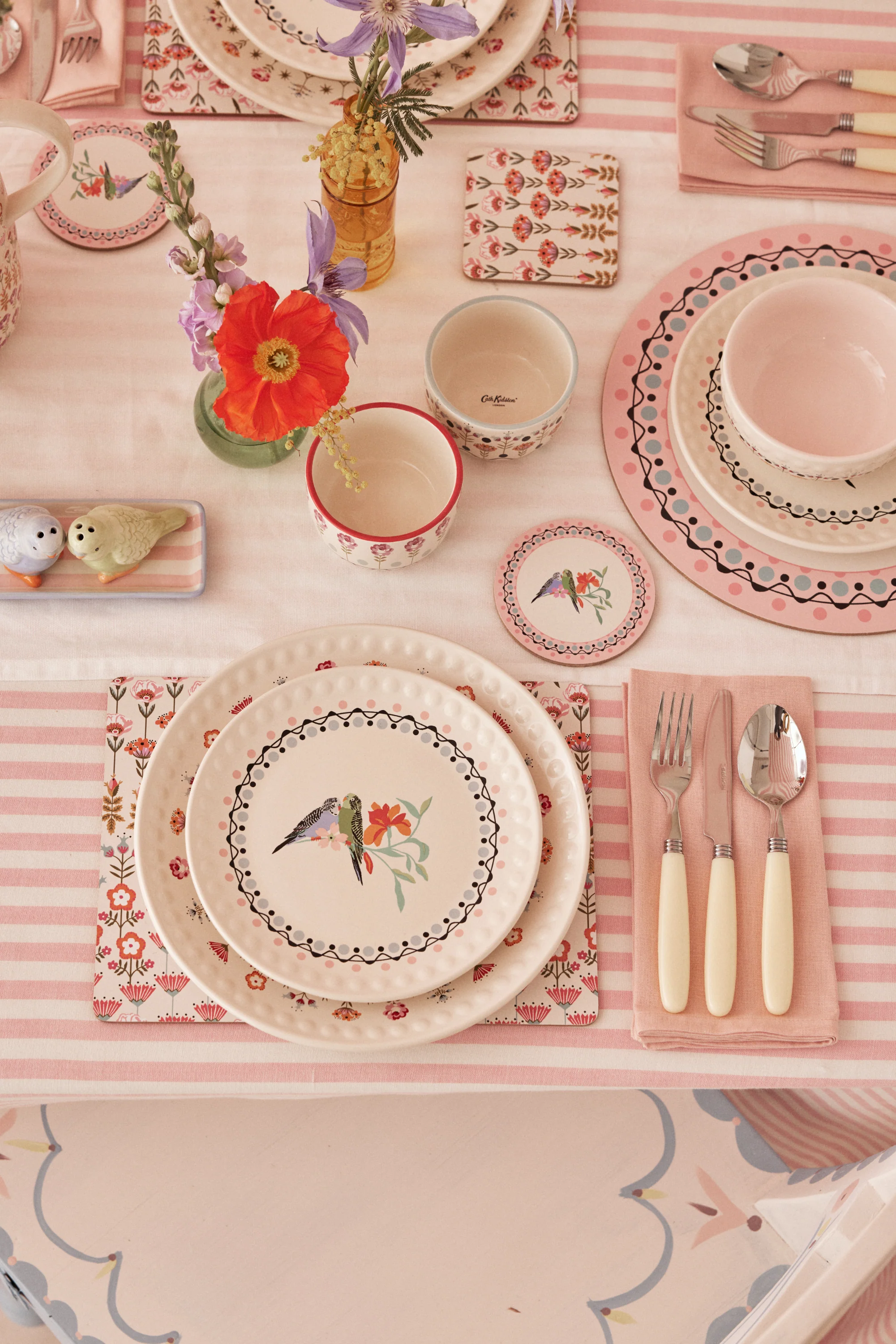 Cath Kidston Painted Table Round Placemats (Set Of 4) - Image 3