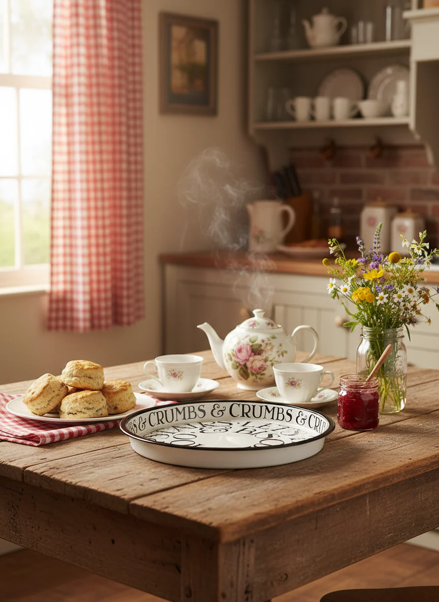 Emma Bridgewater Deep-Well Mini Serving Tray, Black Toast - Image 4