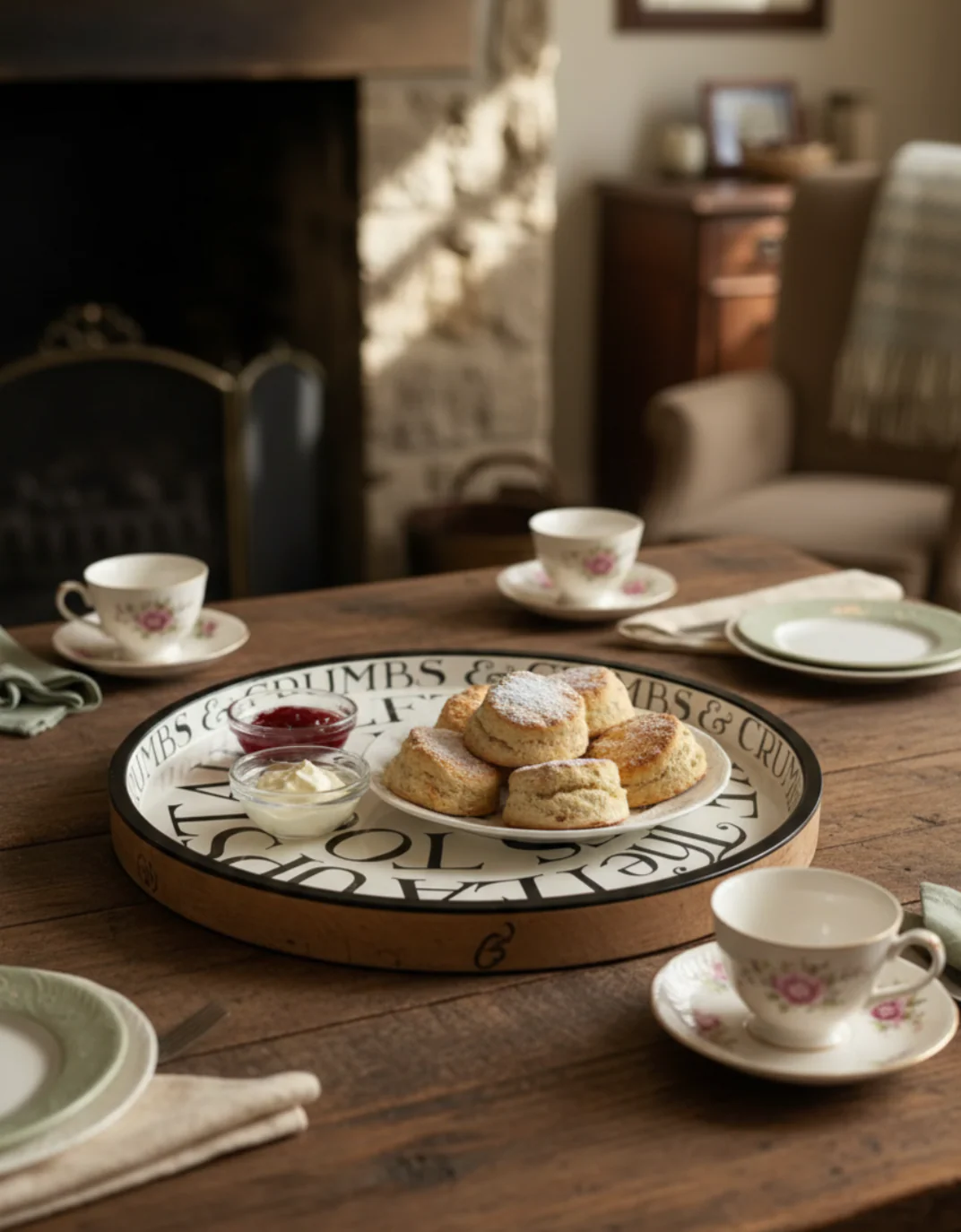 Emma Bridgewater Deep-Well Mini Serving Tray, Black Toast - Image 5