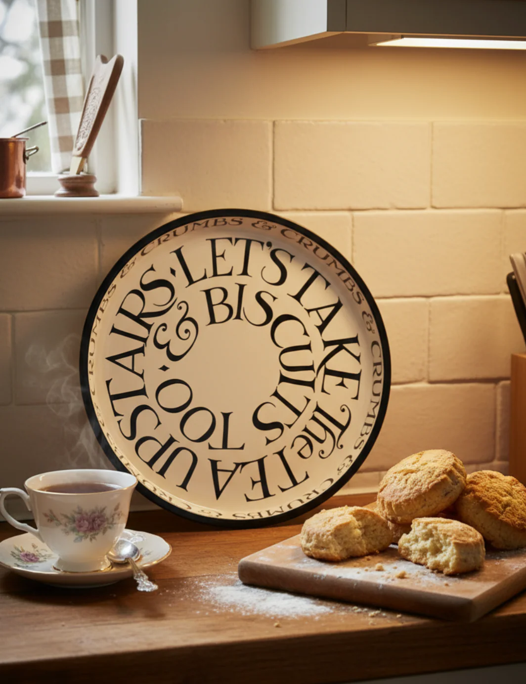 Emma Bridgewater Deep-Well Mini Serving Tray, Black Toast - Image 6