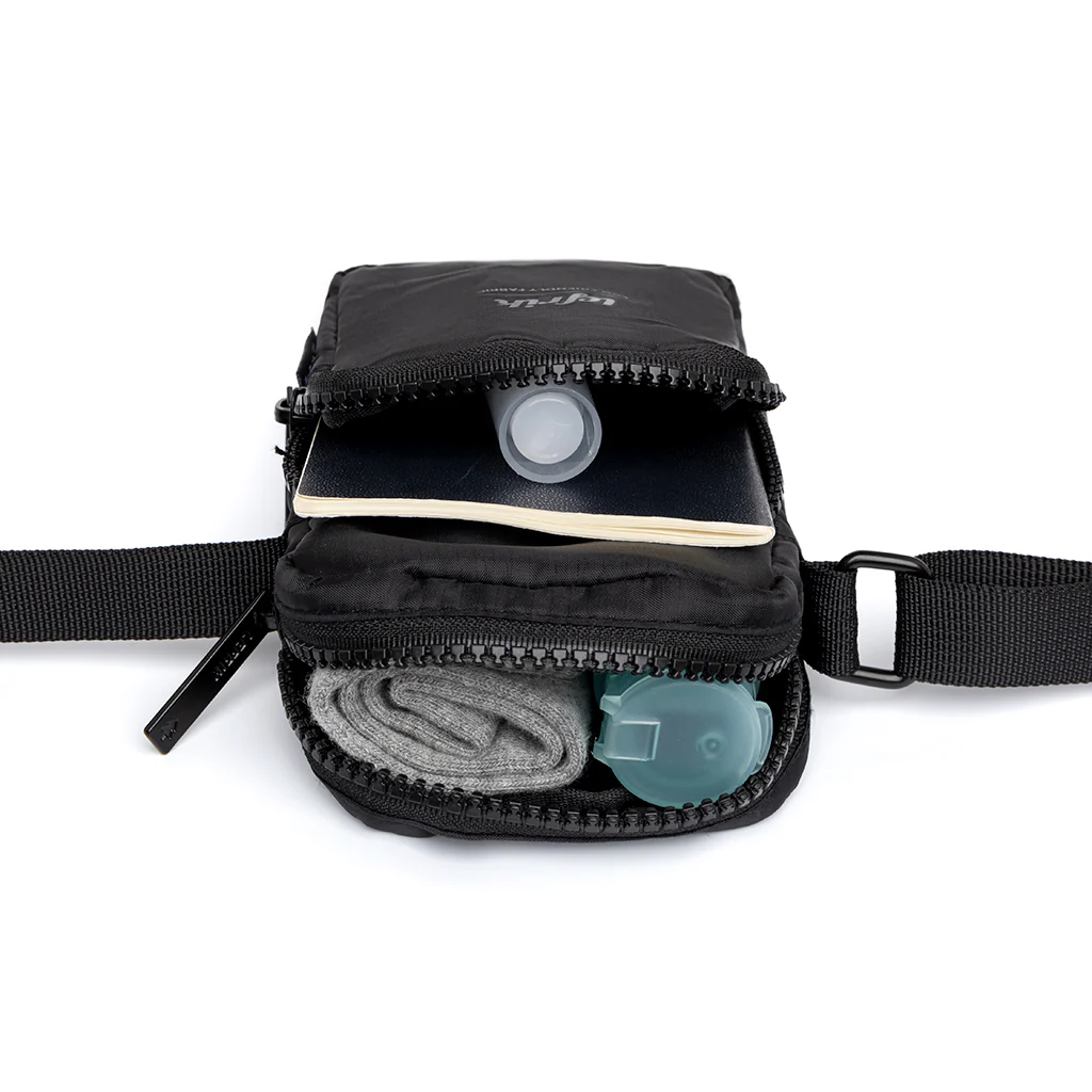 Lefrik Amsterdam Cross Body Phone Bag, Black - Image 3
