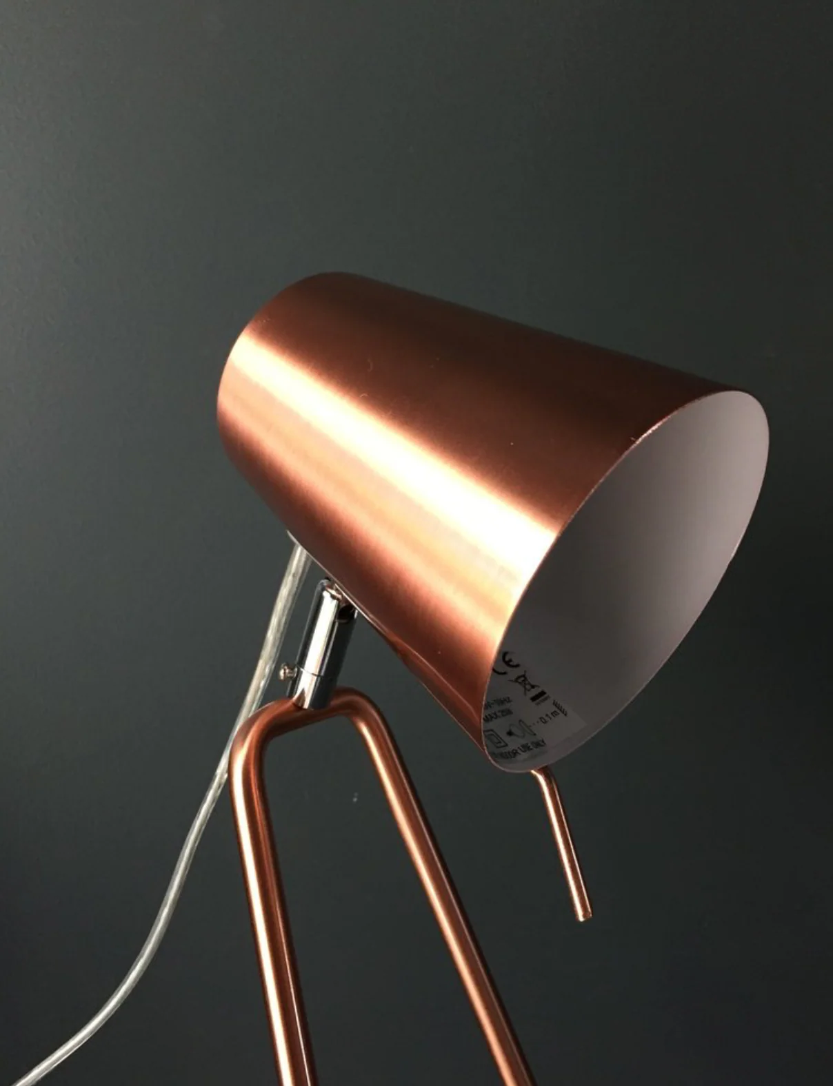 Leitmotiv Z Table Lamp, Copper - Image 5