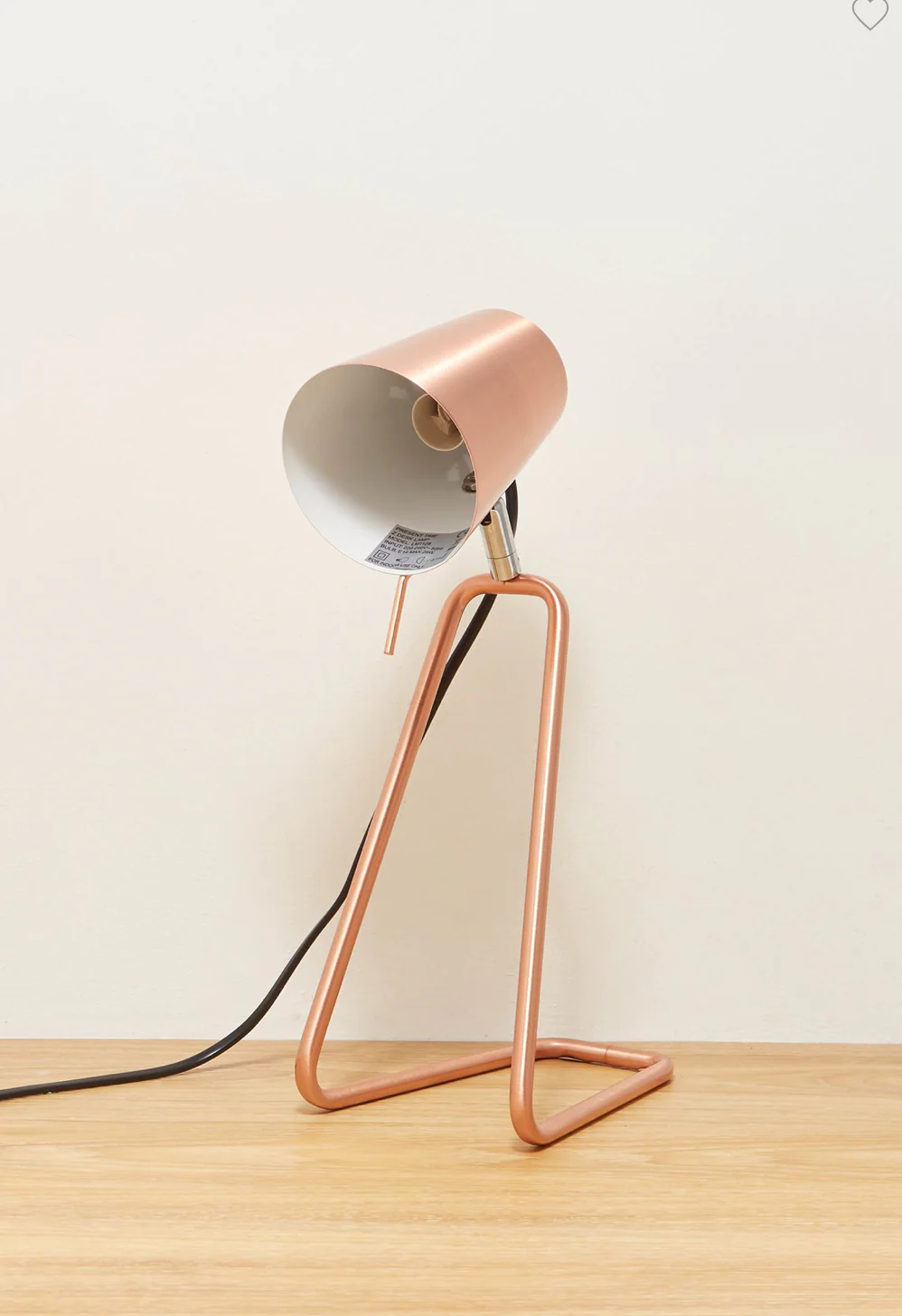 Leitmotiv Z Table Lamp, Copper - Image 7
