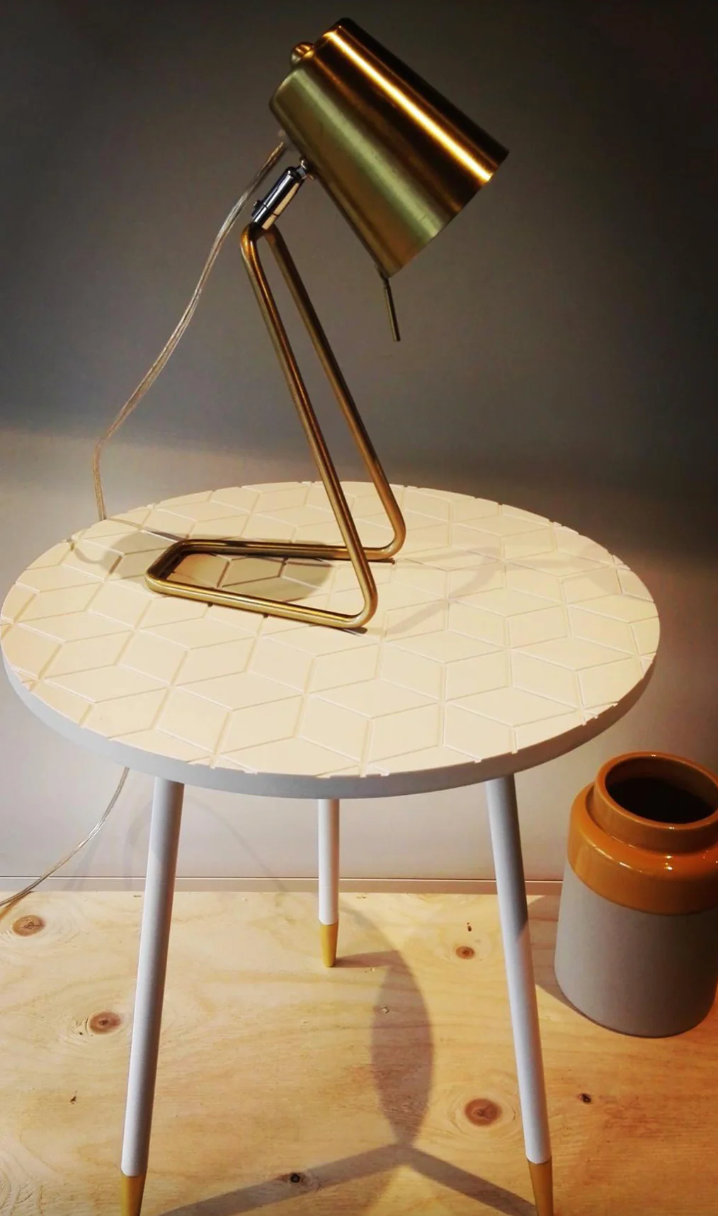 Leitmotiv Z Table Lamp, Gold - Image 3