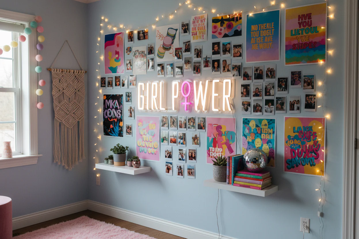 Locomocean Neon Wall Light, Girl Power - Image 5