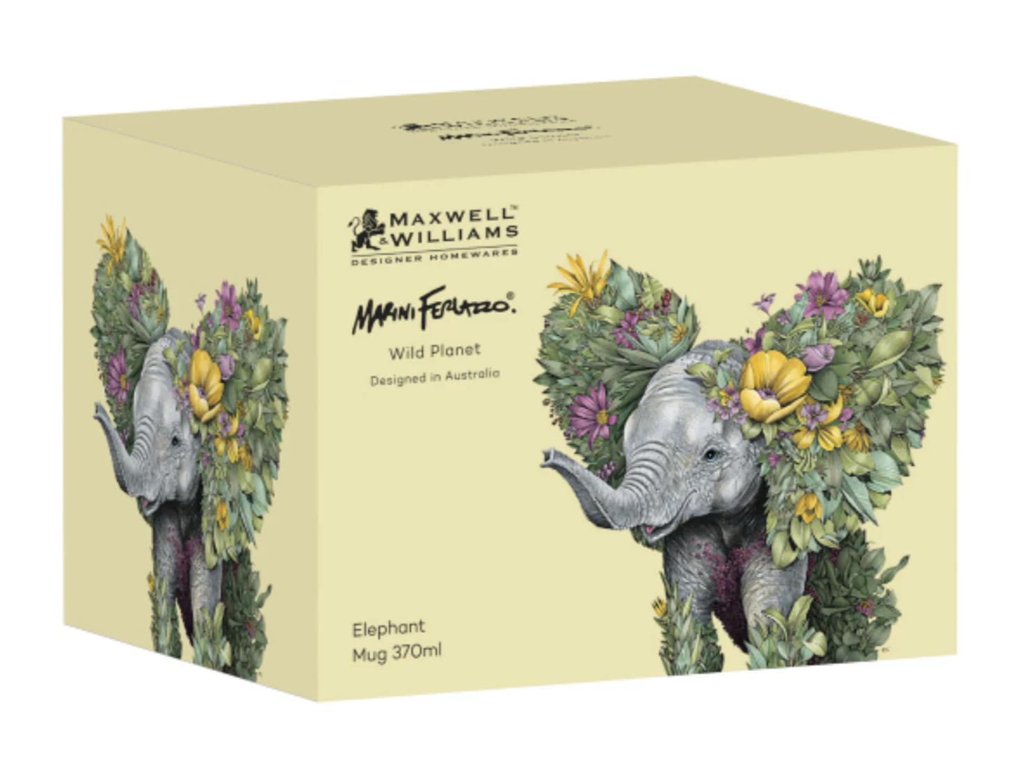 Maxwell & Williams Marini Ferlazzo Wild Planet Mug, Elephant - Image 4