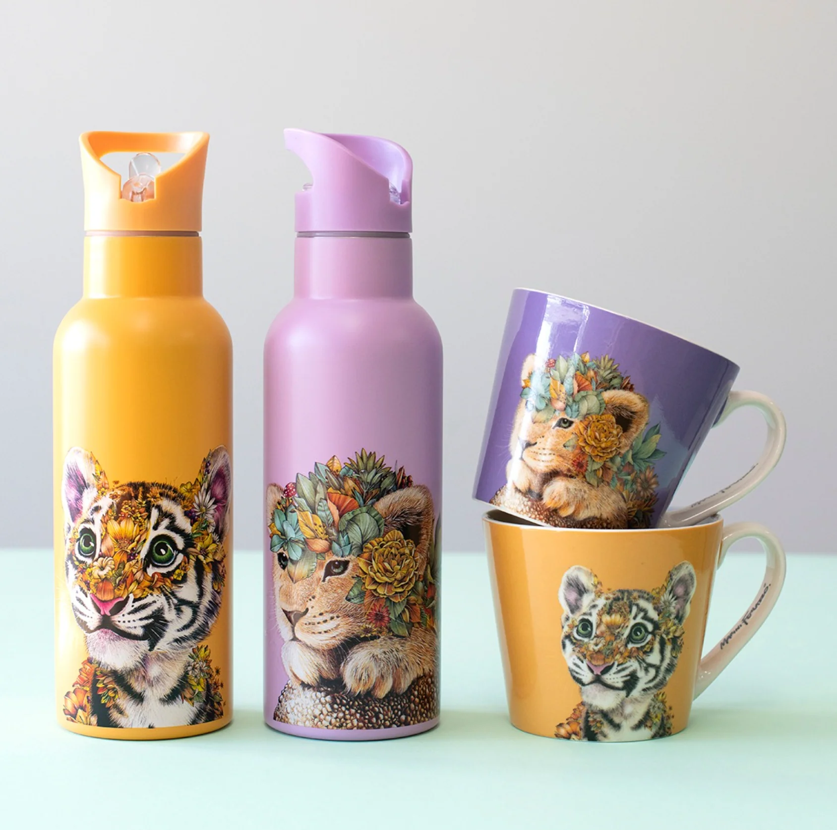 Maxwell & Williams Marini Ferlazzo Wild Planet Mug, Lion Cub - Image 6