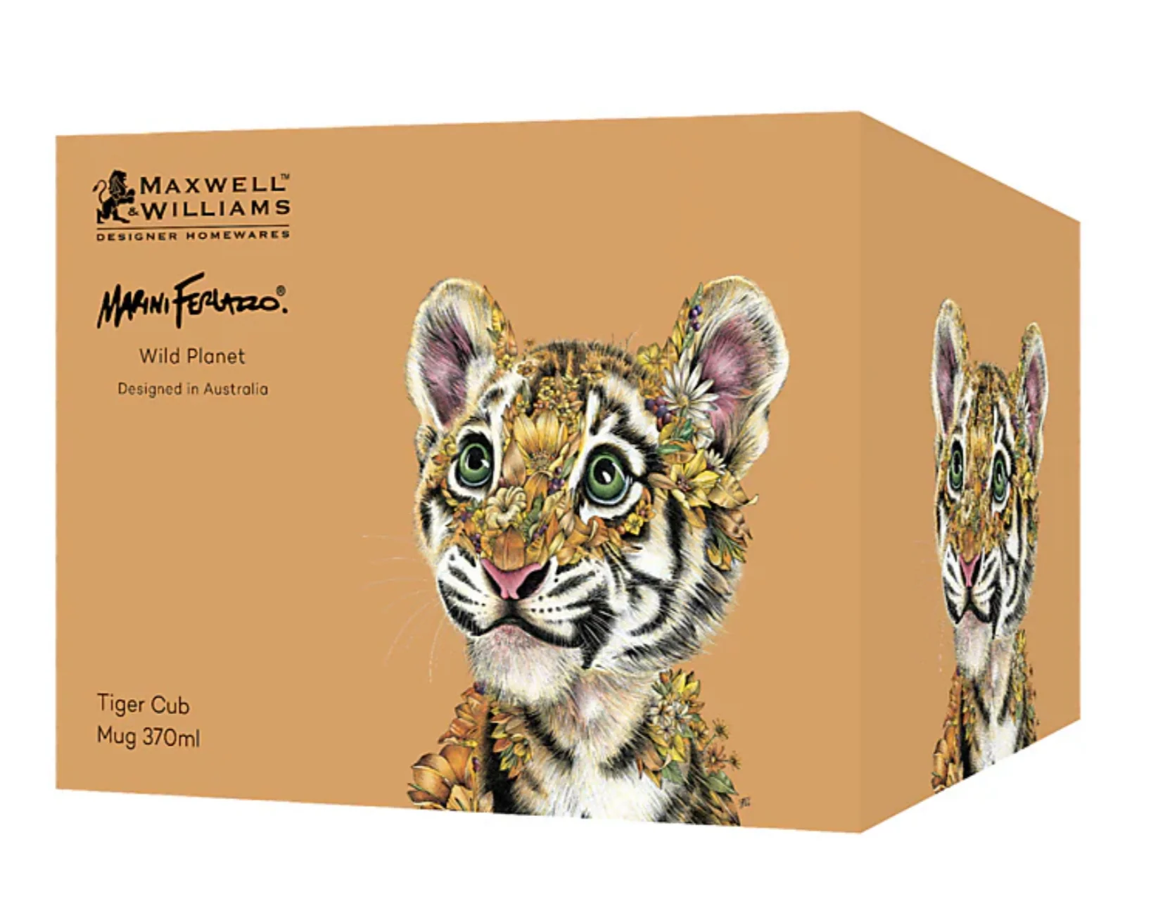 Maxwell & Williams Marini Ferlazzo Wild Planet Mug, Tiger Cub - Image 6