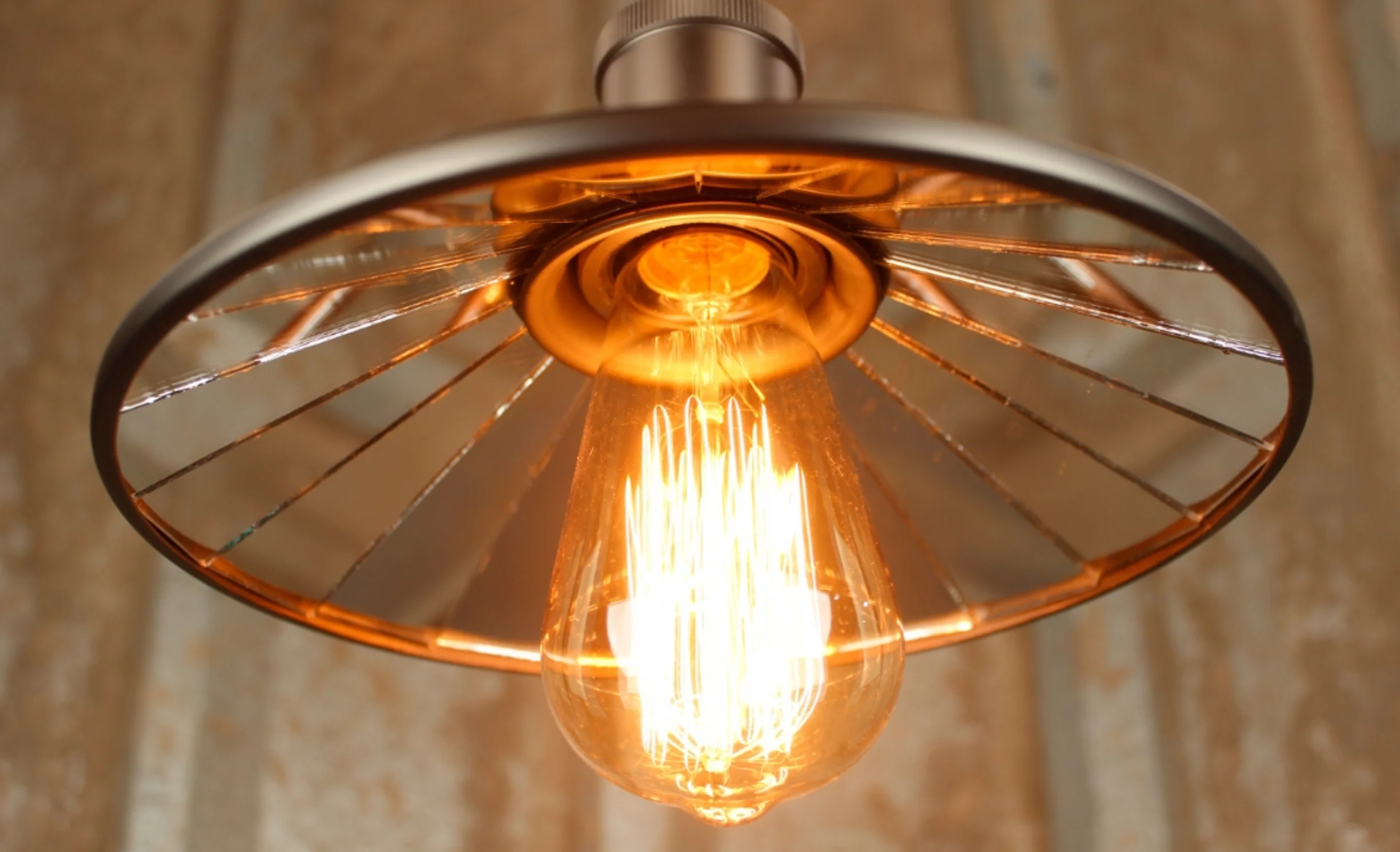 Antique Light  Pendant  Gun Metal - Image 4