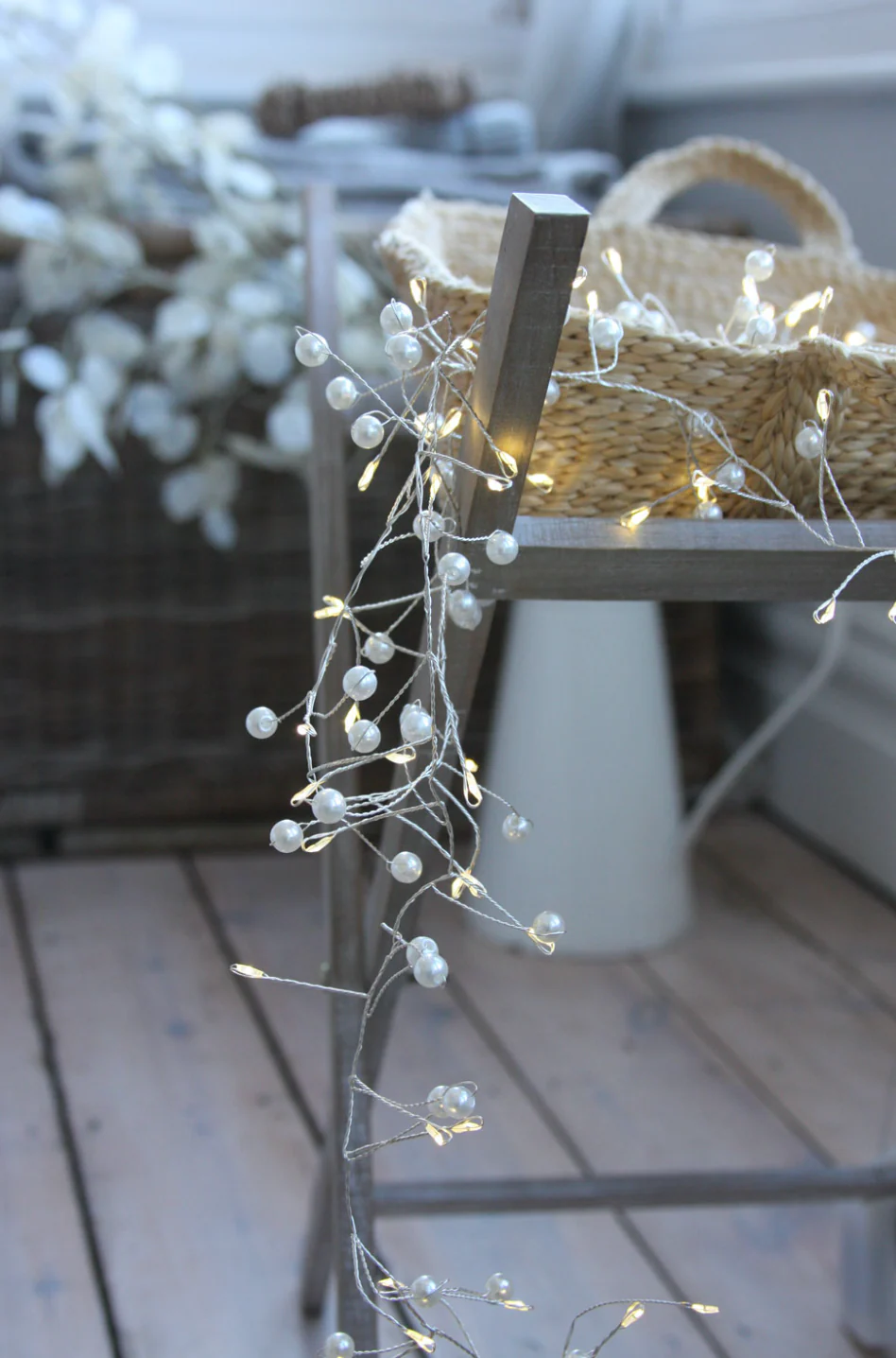 Pearl Cluster LED Fairy Lights ( Mains Powered) - Image 4