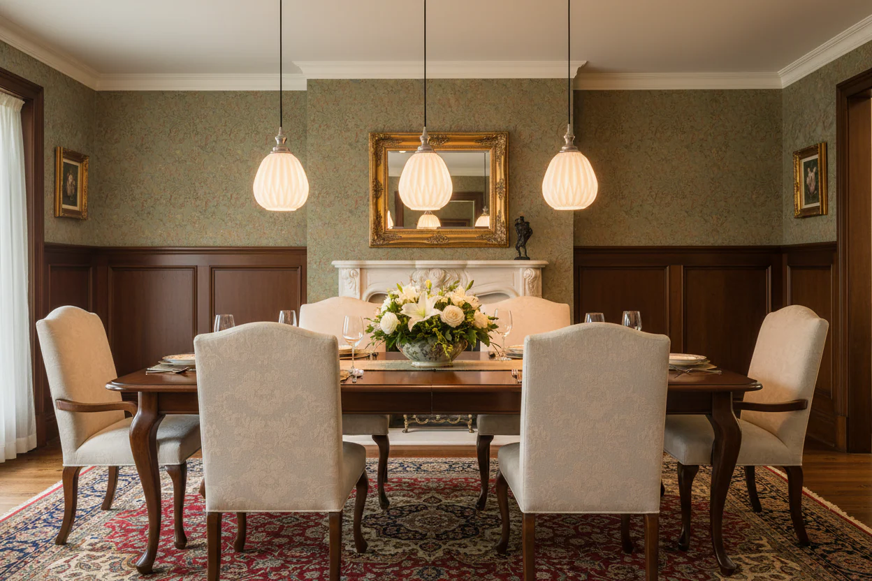 Refract Round Glass Pendant, White - Image 3