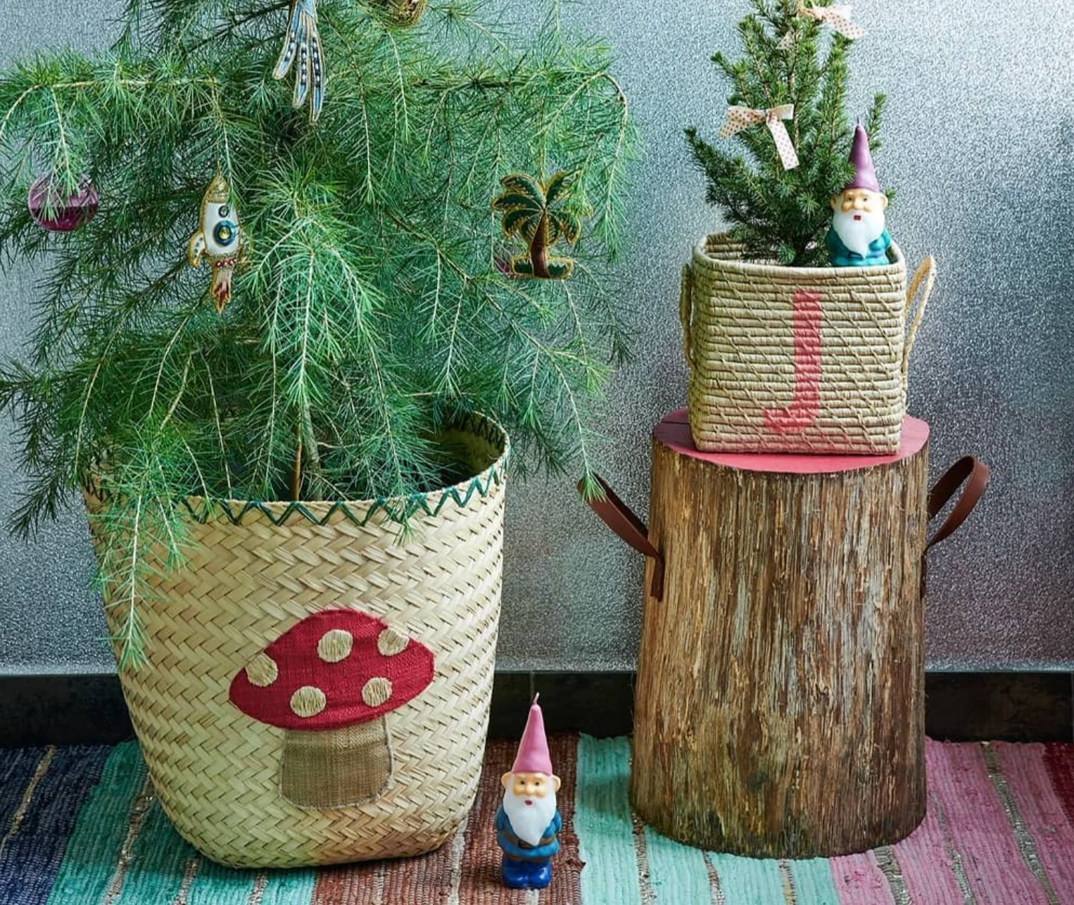 Rice Raffia Alphabets Basket - Image 18