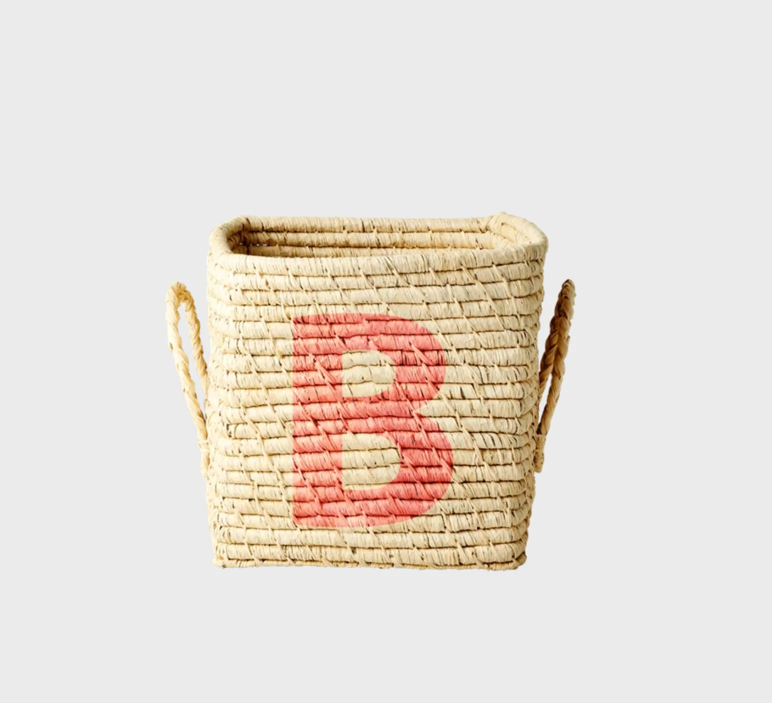 Rice Raffia Alphabets Basket - Image 29