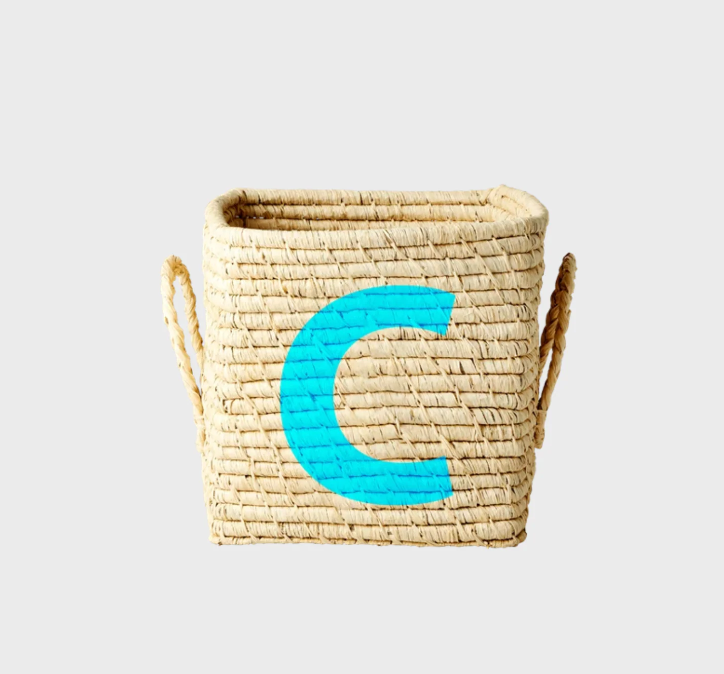 Rice Raffia Alphabets Basket - Image 30