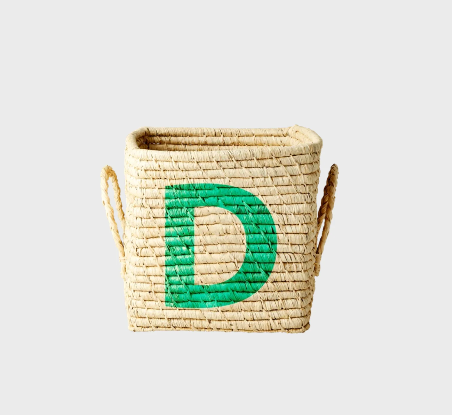 Rice Raffia Alphabets Basket - Image 31