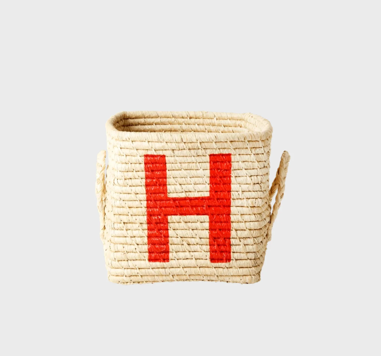 Rice Raffia Alphabets Basket - Image 35