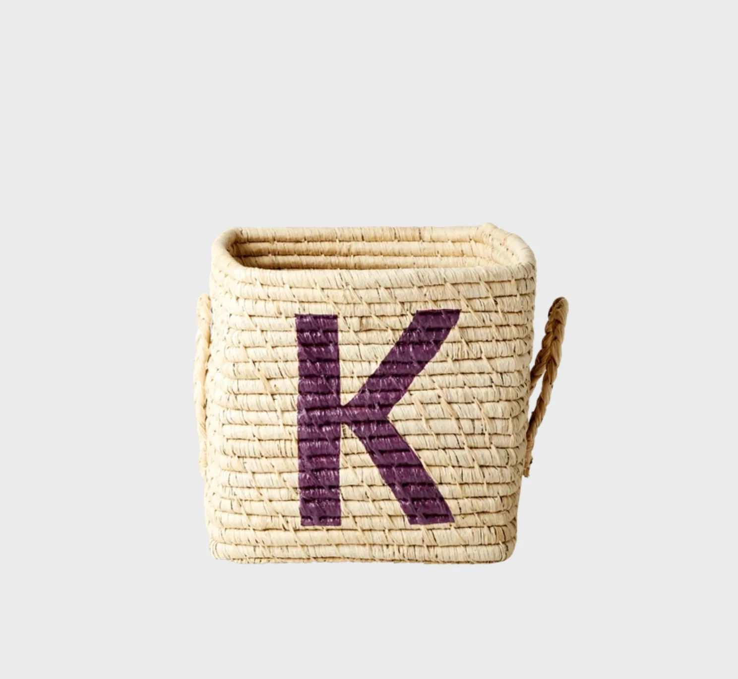 Rice Raffia Alphabets Basket - Image 38