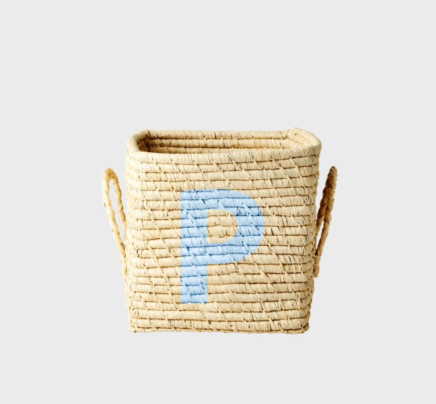 Rice Raffia Alphabets Basket - Image 43
