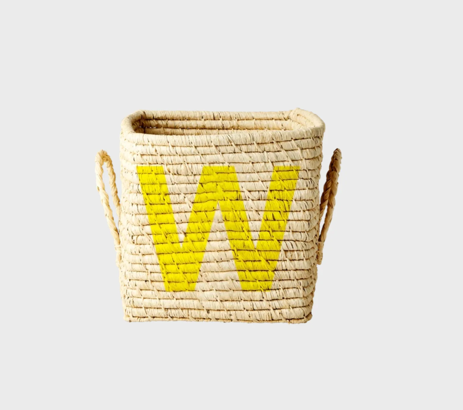 Rice Raffia Alphabets Basket - Image 49