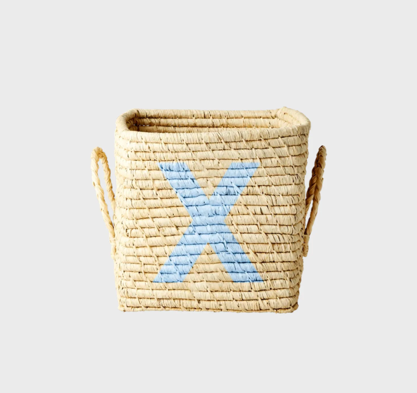 Rice Raffia Alphabets Basket - Image 50