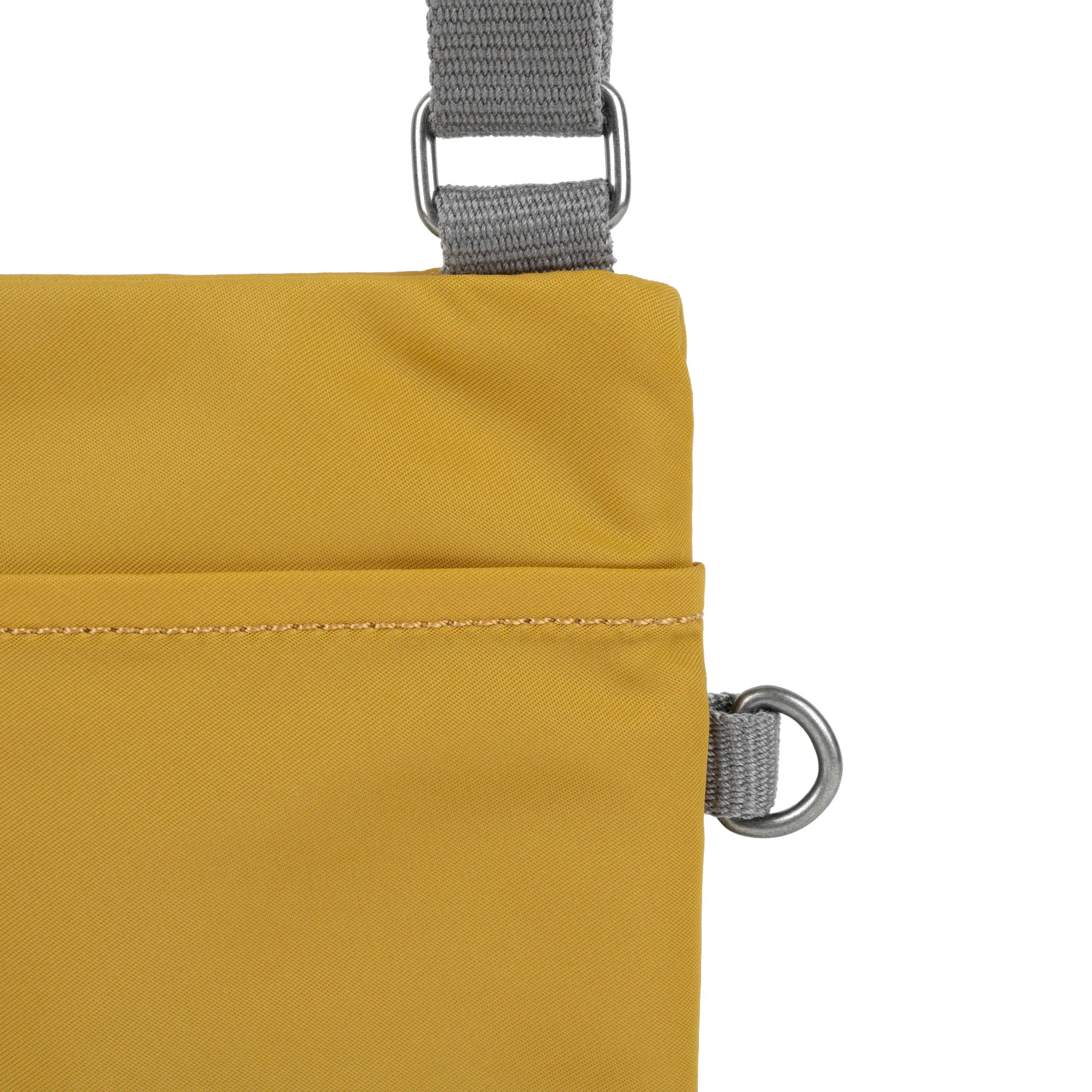Roka London Chelsea Crossbody Phone Bag, Corn (Recycled Nylon) - Image 4