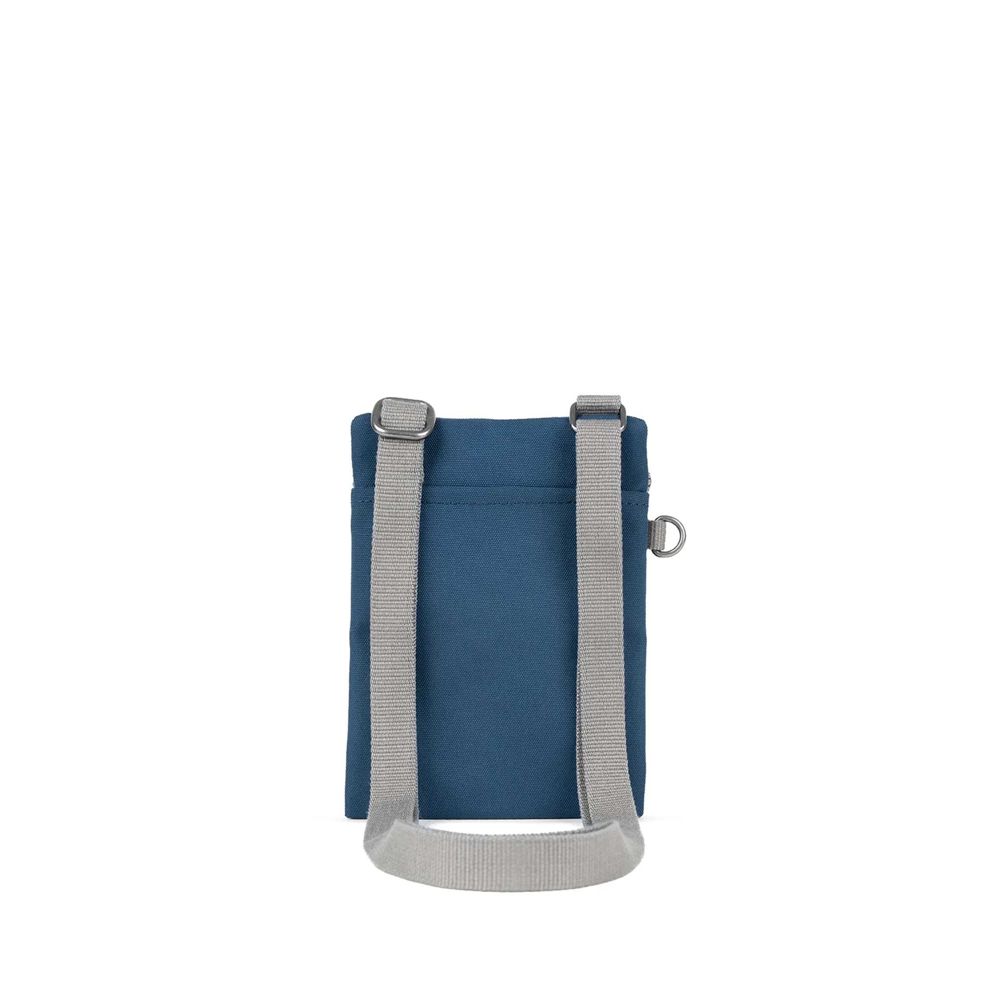 Roka London Chelsea Crossbody Phone Bag, Deep Blue (Sustainable Canvas) - Image 3