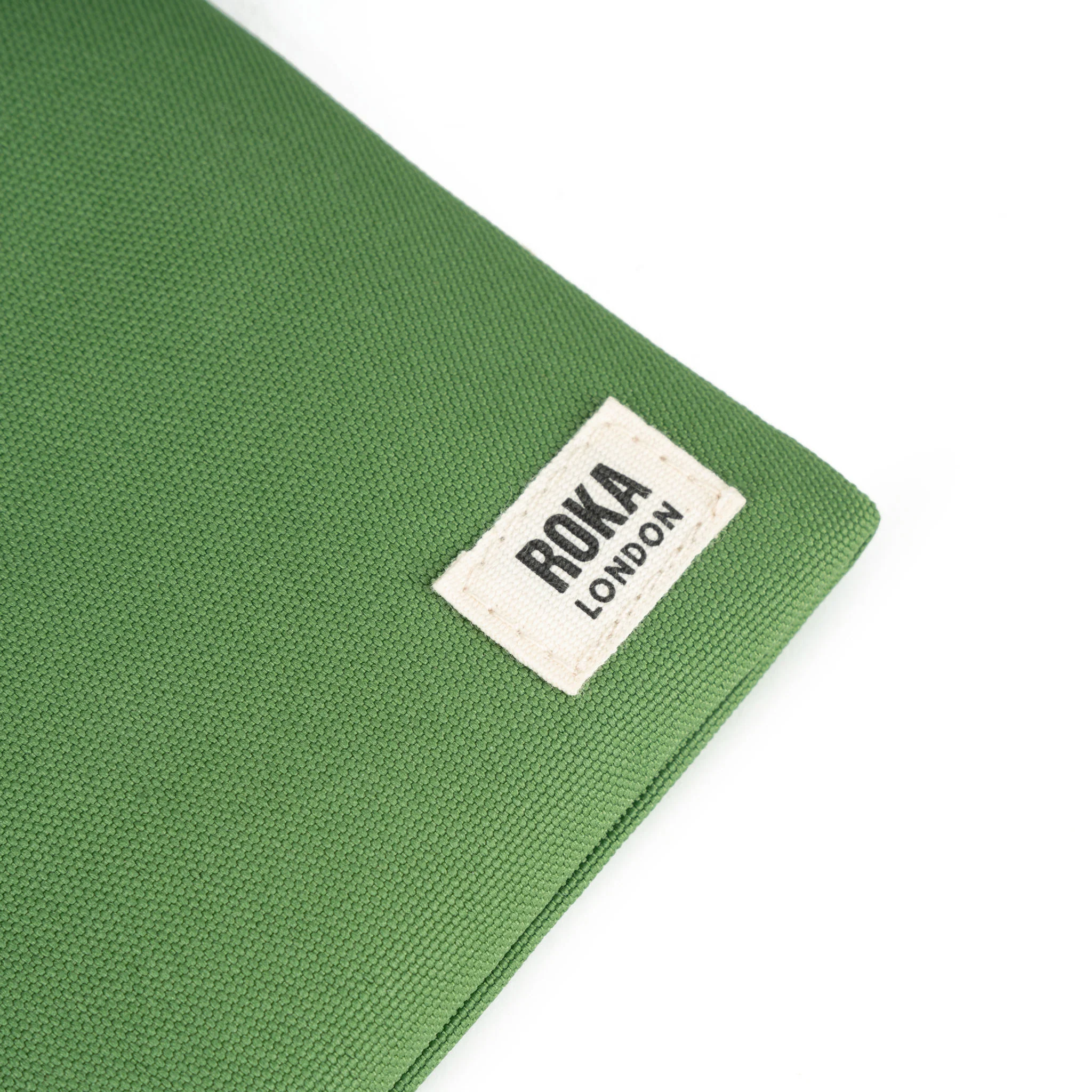 Roka London Chelsea Crossbody Phone Bag, Foliage (Sustainable Canvas) - Image 5