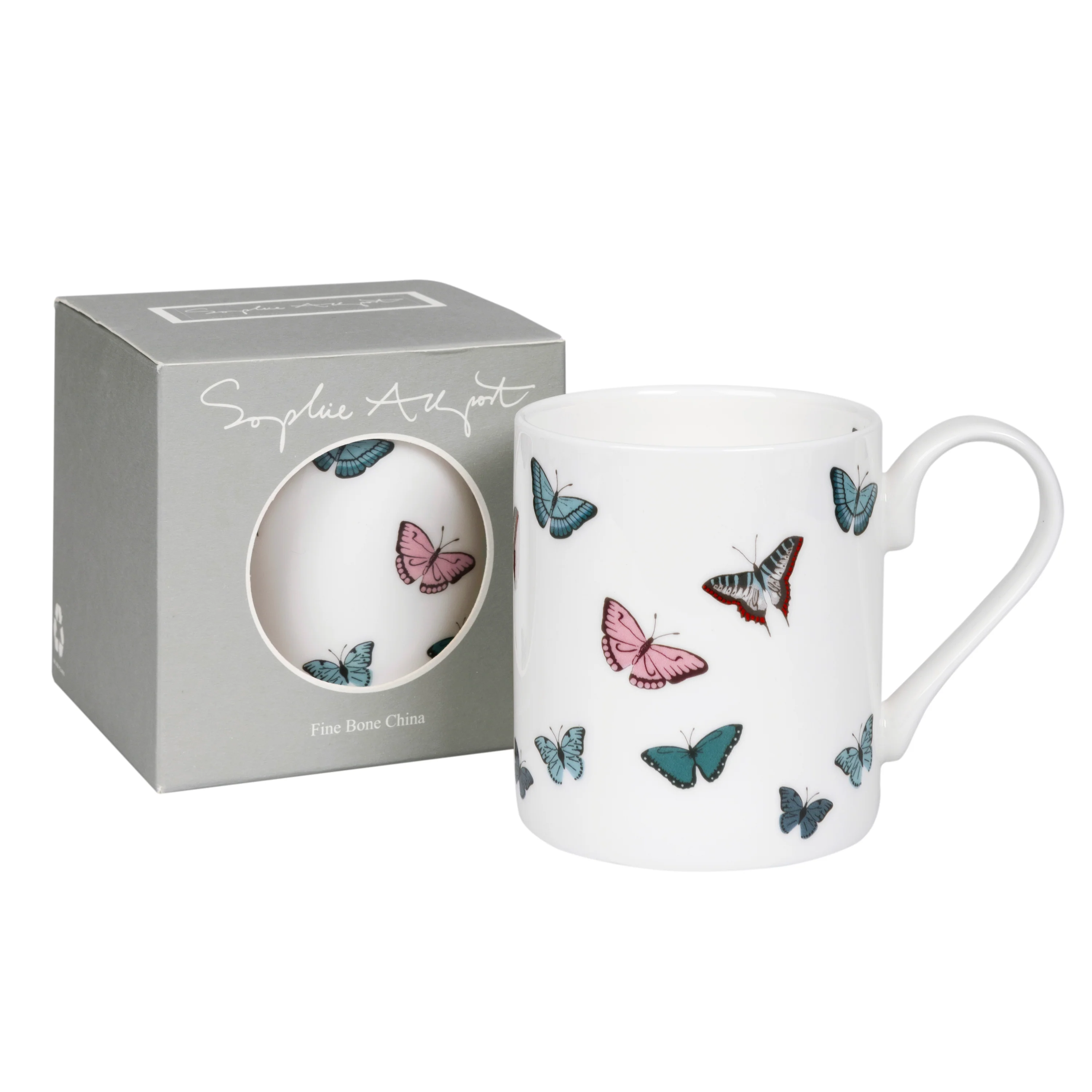 Sophie Allport Large Mug, Butterflies - Image 6