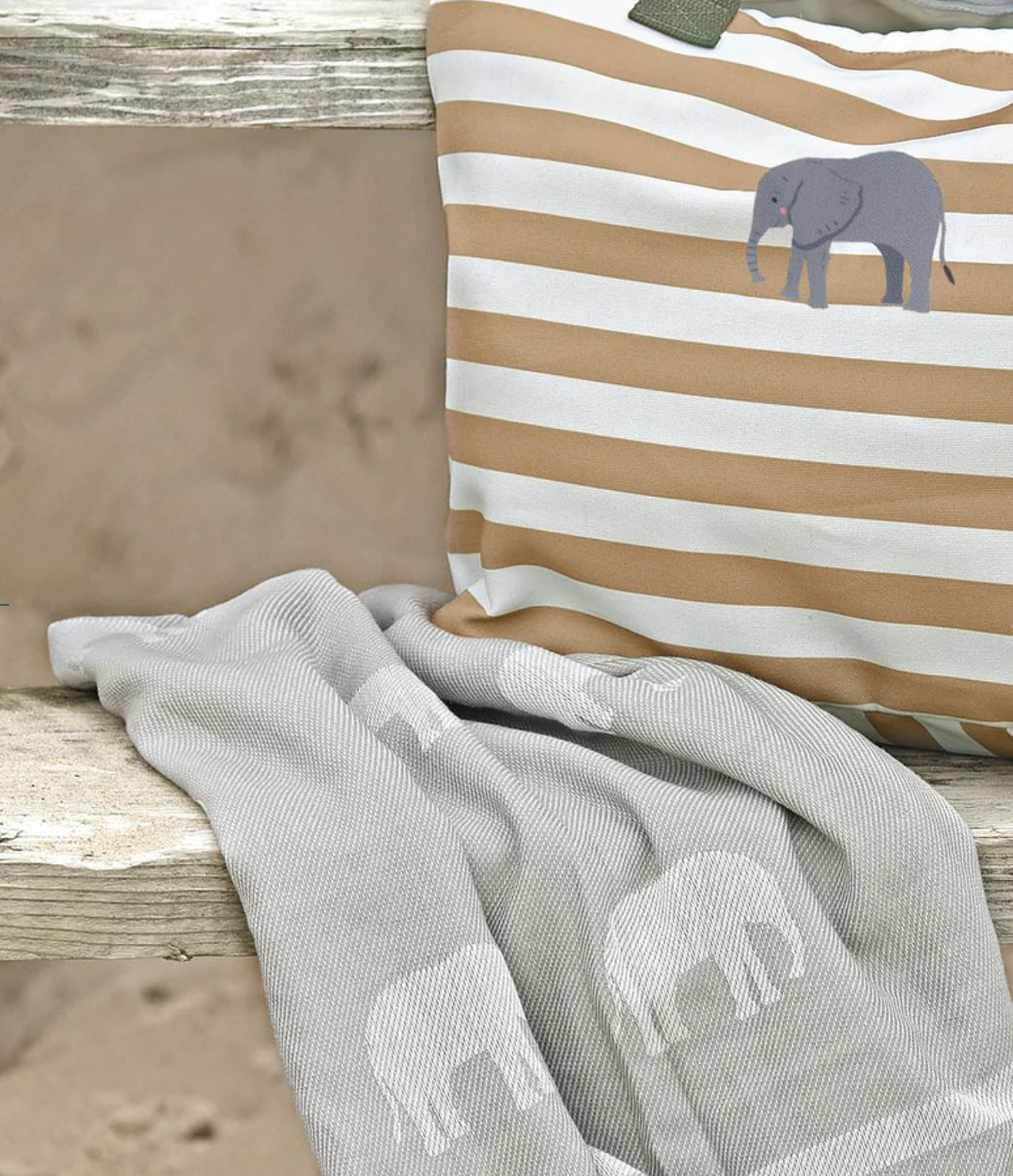 Sophie Allport Canvas Tote Bag ,Elephant - Image 3