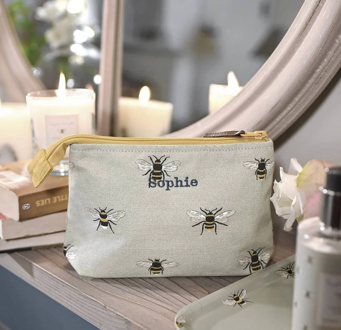 Sophie Allport Makeup Bag, Bees - Image 3