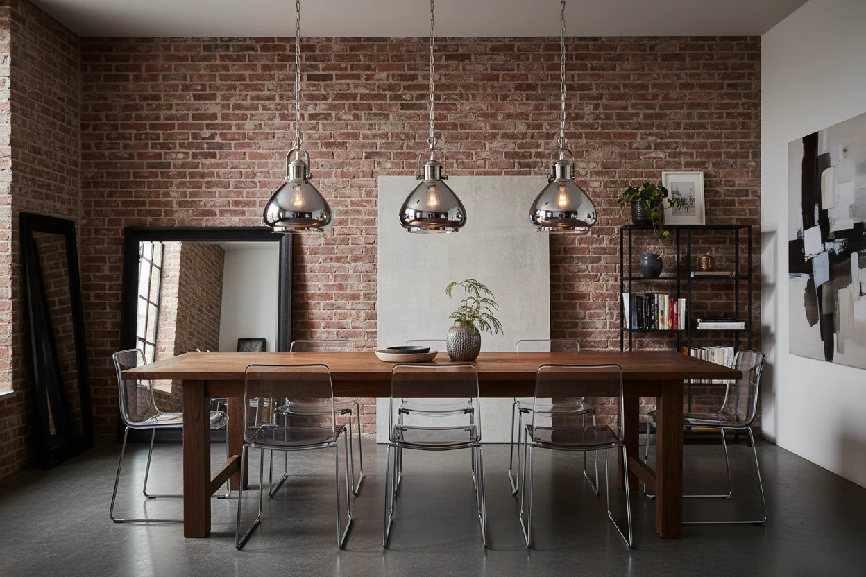 Vista Smoked Glass Pendant, Satin Nickel Finish - Image 3