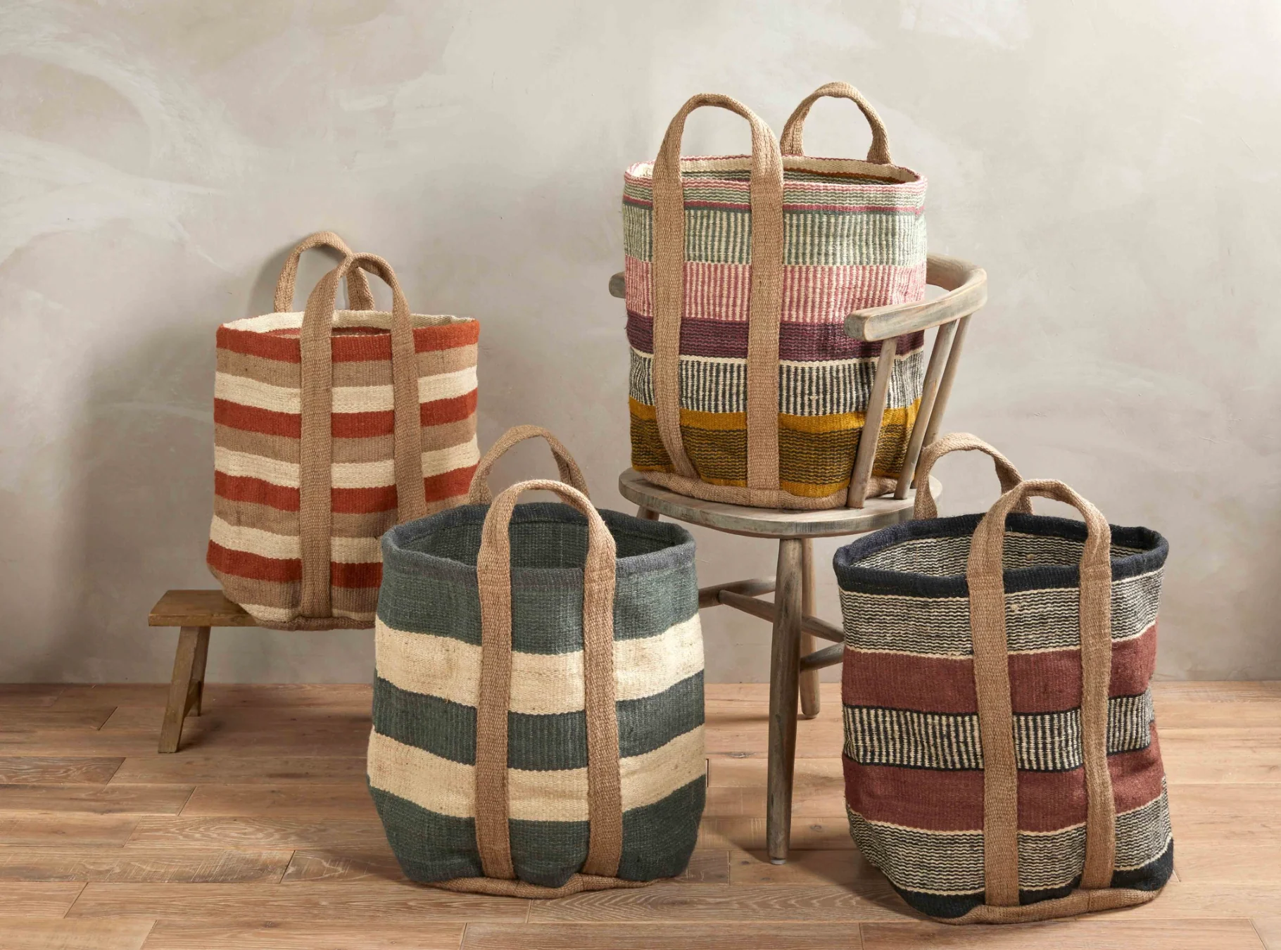 Walton & Co Natural Jute Basket, Spice - Image 3