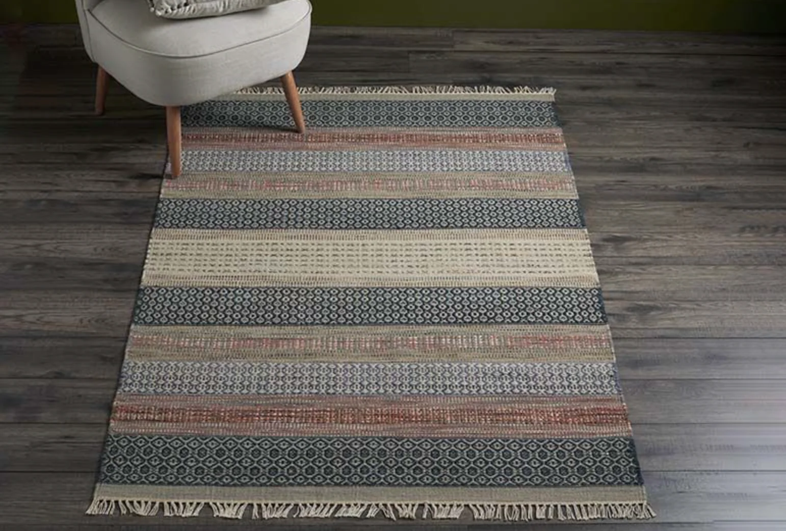 Walton & Co Skye Wool Rug, Natural - Image 3