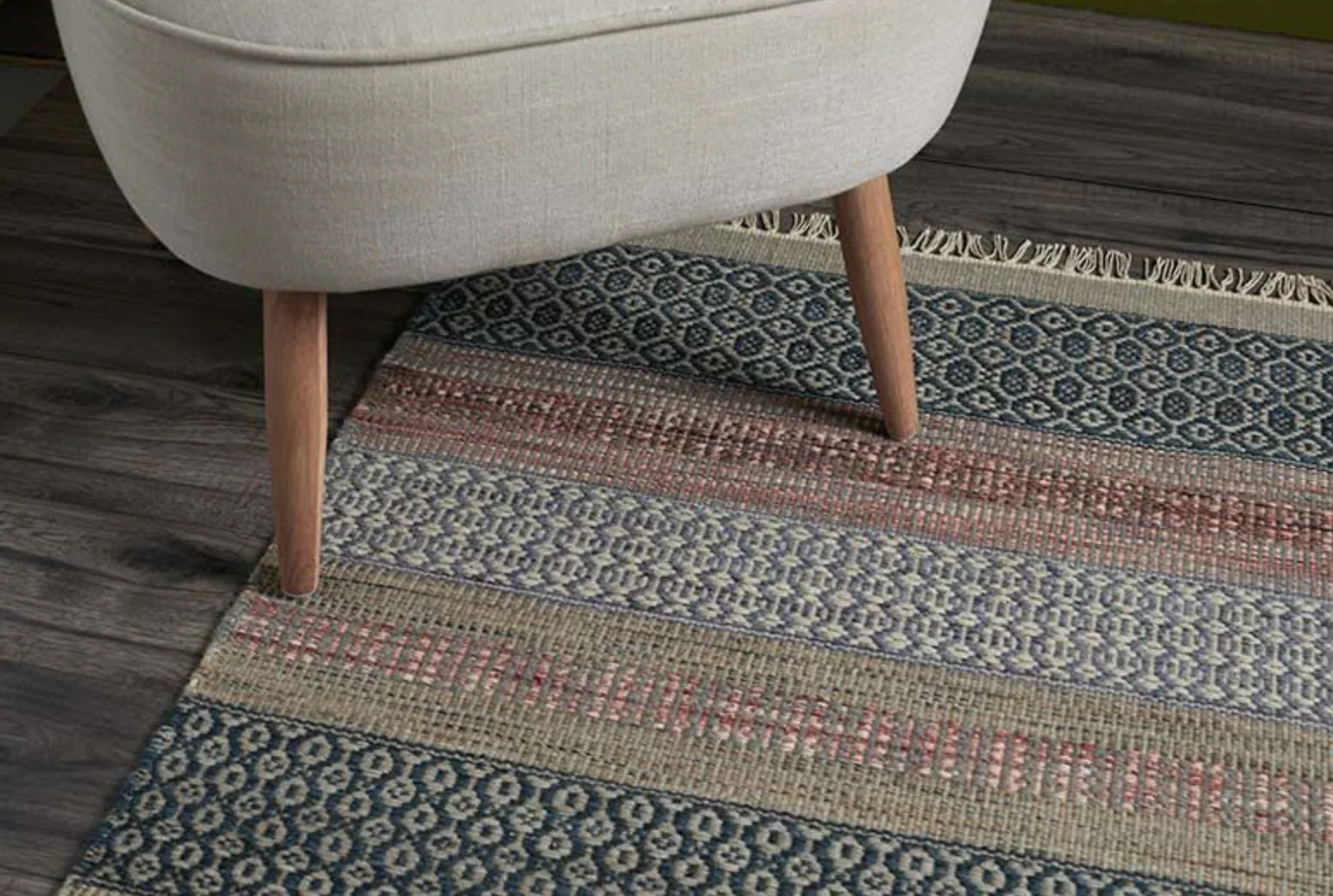 Walton & Co Skye Wool Rug, Natural - Image 4