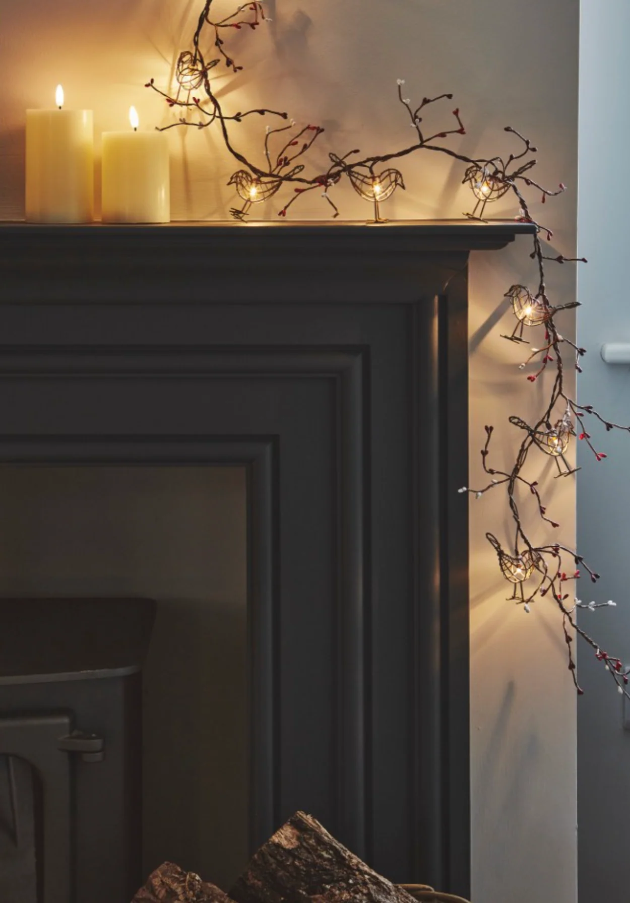 Winter Robin LED Fairy Light (Battery Operated) - Image 3