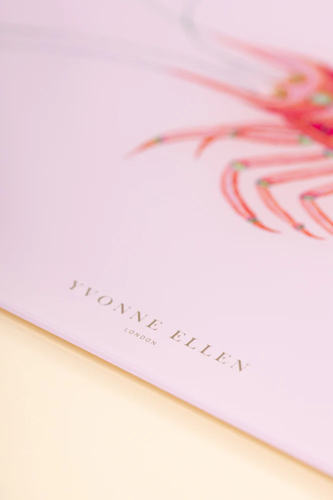 Yvonne Ellen Glass Worktop Saver, Lobster - Image 3