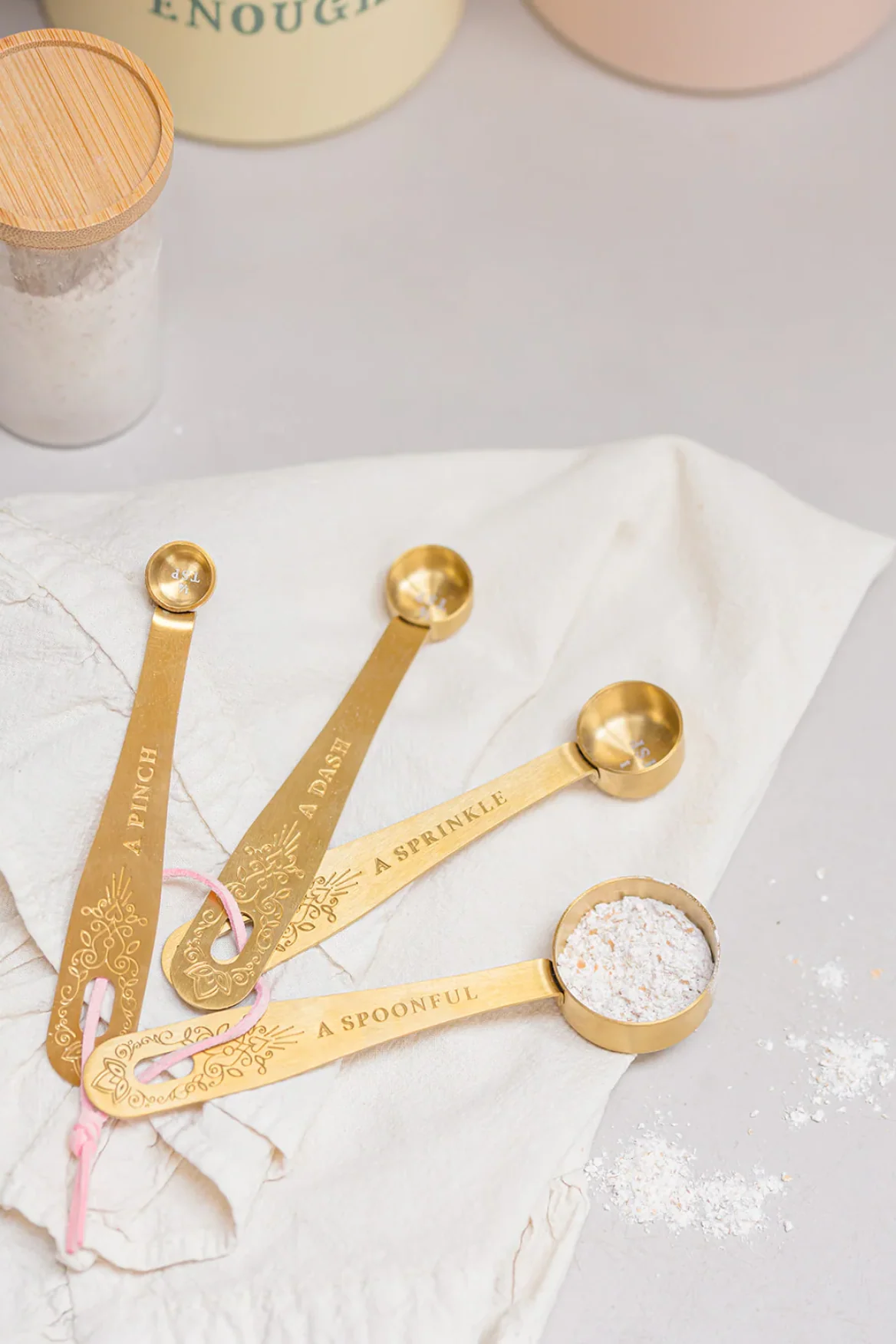 Yvonne Ellen Gold Measuring Spoons (Set Of 4) - Image 4
