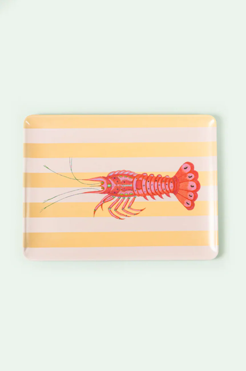 Yvonne Ellen  Lobster Melamine Serving Tray - Image 4