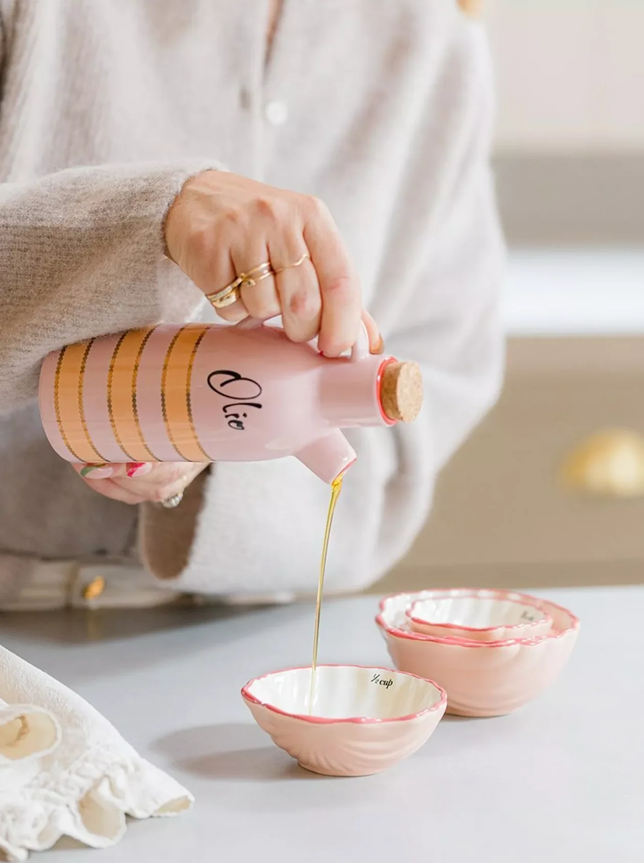 Yvonne Ellen  Sea Shell Measuring Cups Set - Image 5